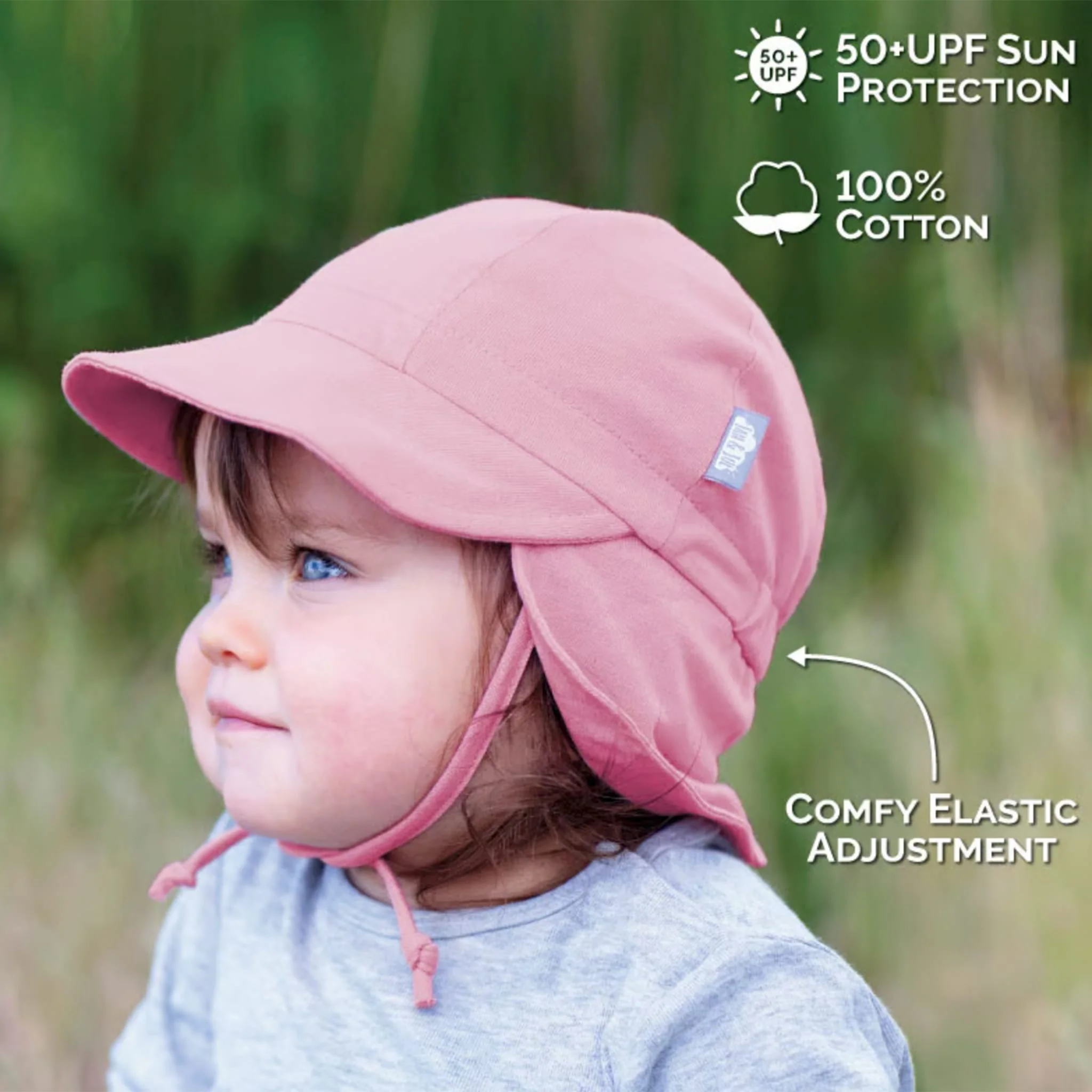 Casquette Coton UV 0-24mois - Blanc - Image 5
