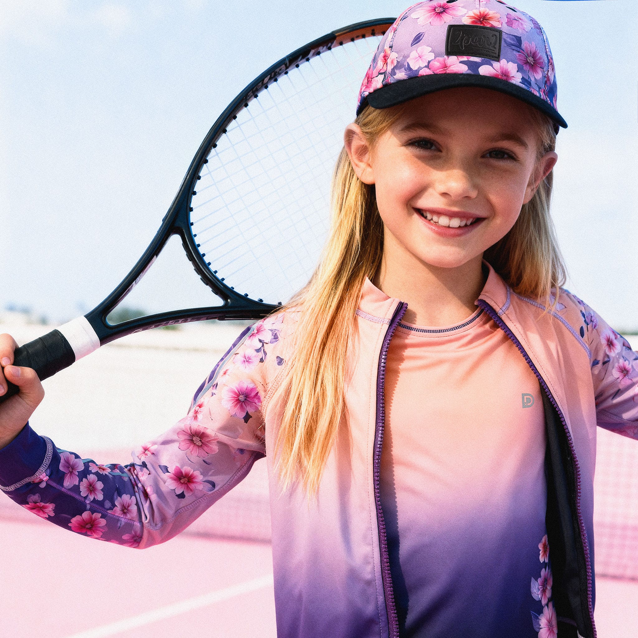 Casquette Fleurs 3-14ans - Image 2