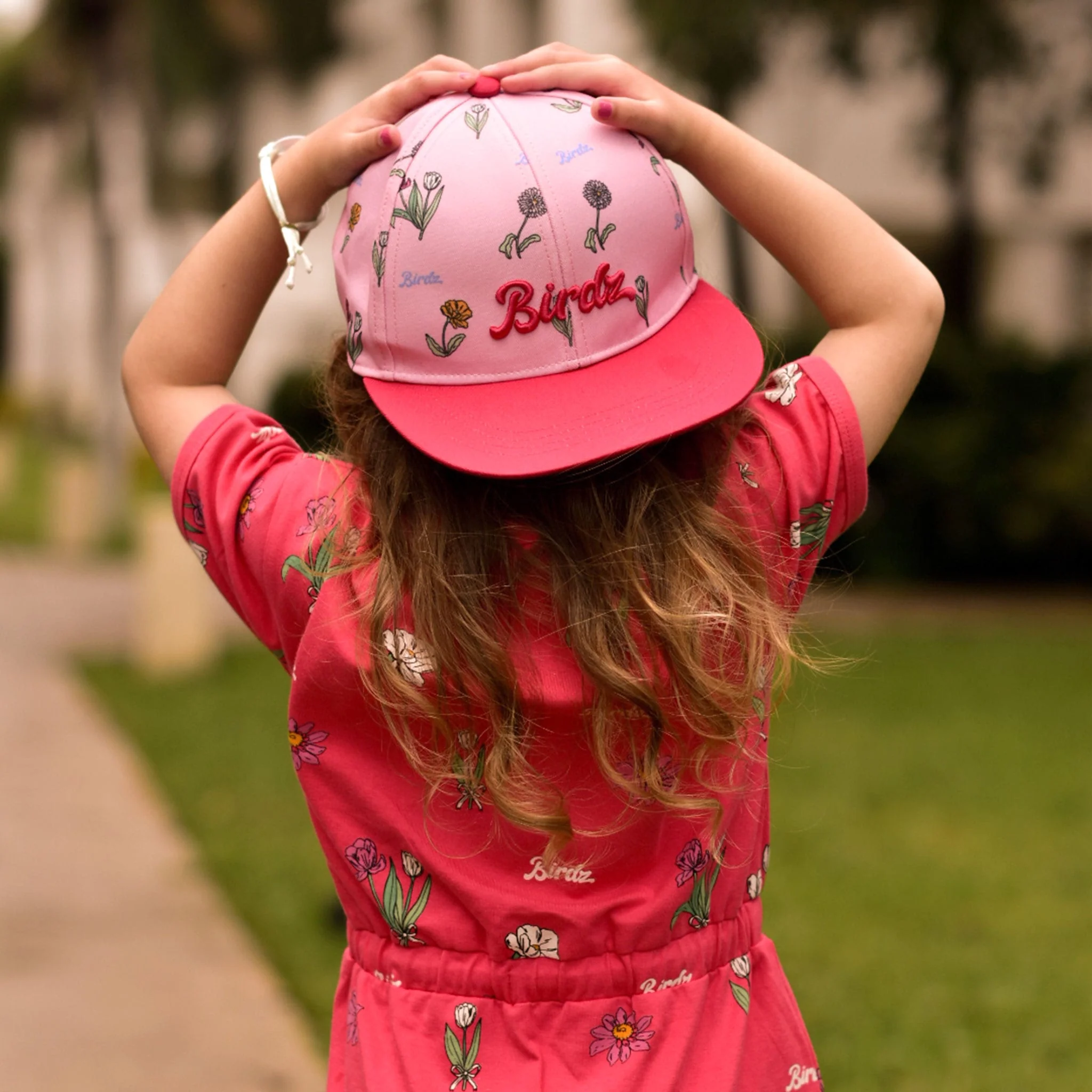 Casquette UV 50+ Imprimée Fleurs 2-16ans - Image 2