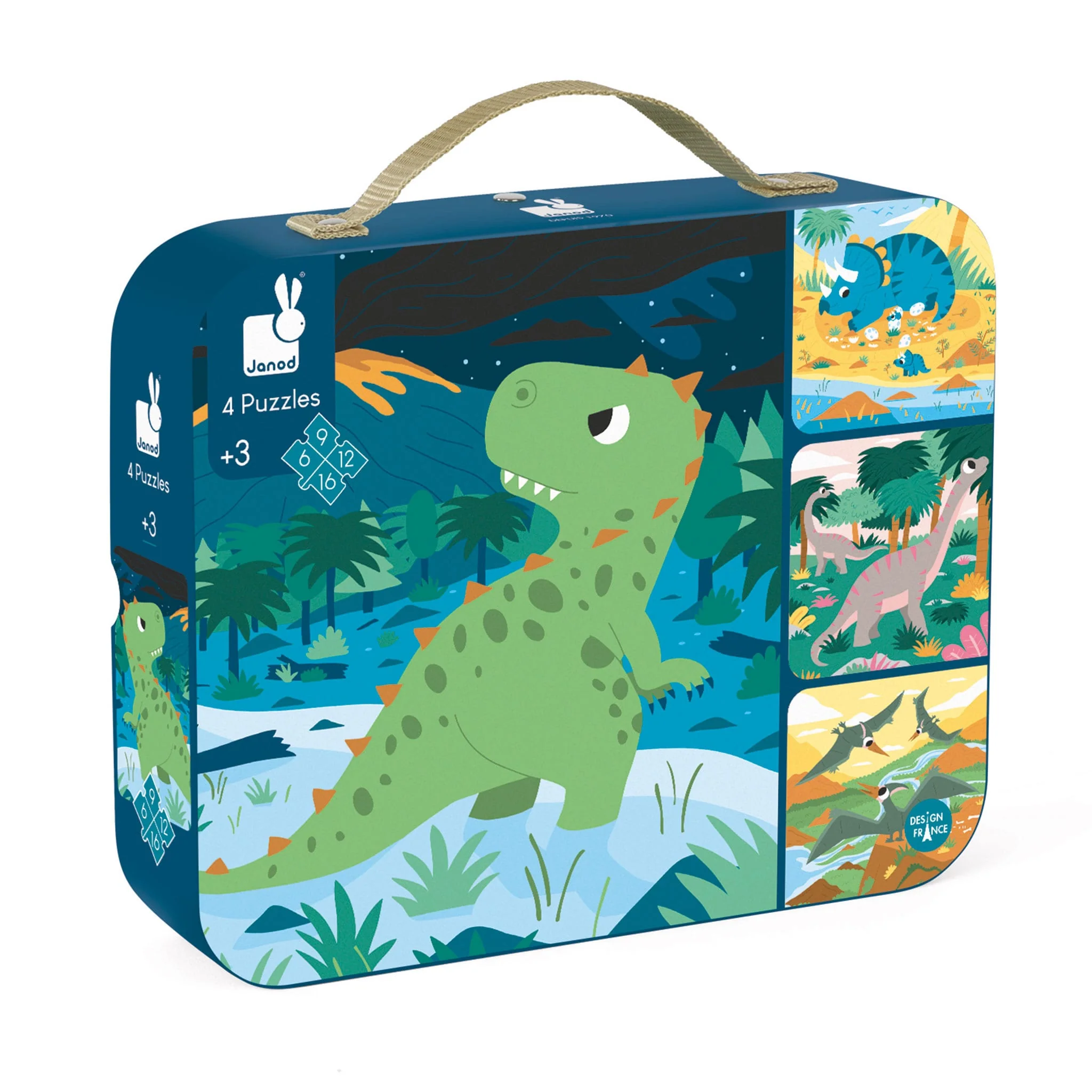 Casse-TĂȘte 4 en 1 - Dinosaures - Image 3