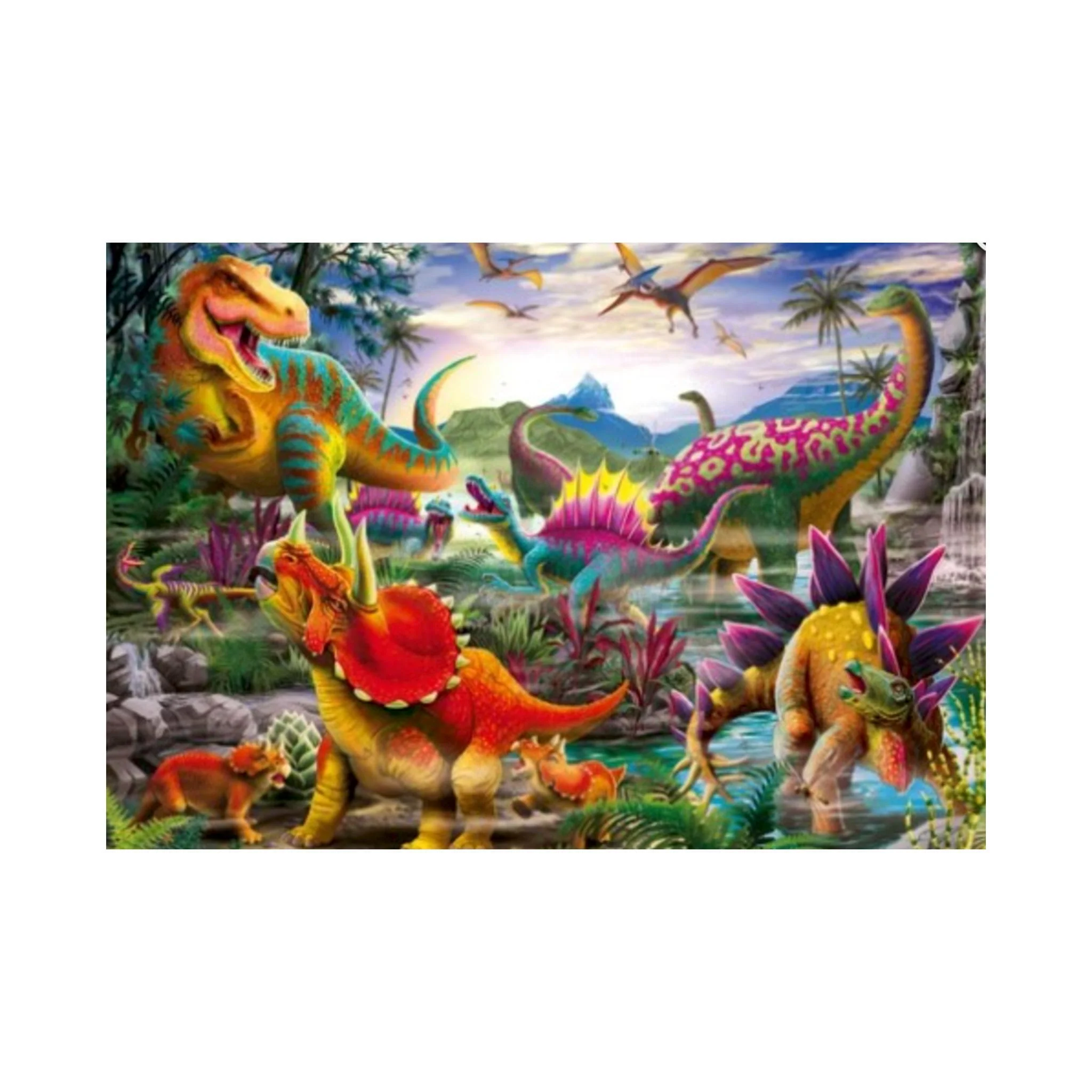 Casse-Tête Dinosaures Colorés - Image 2