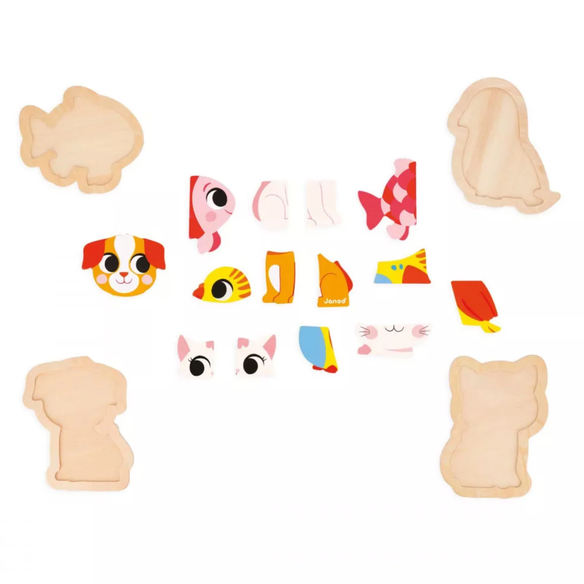 Casse-Tête Évolutifs en Bois (4) - Animaux de Compagnie - Image 3