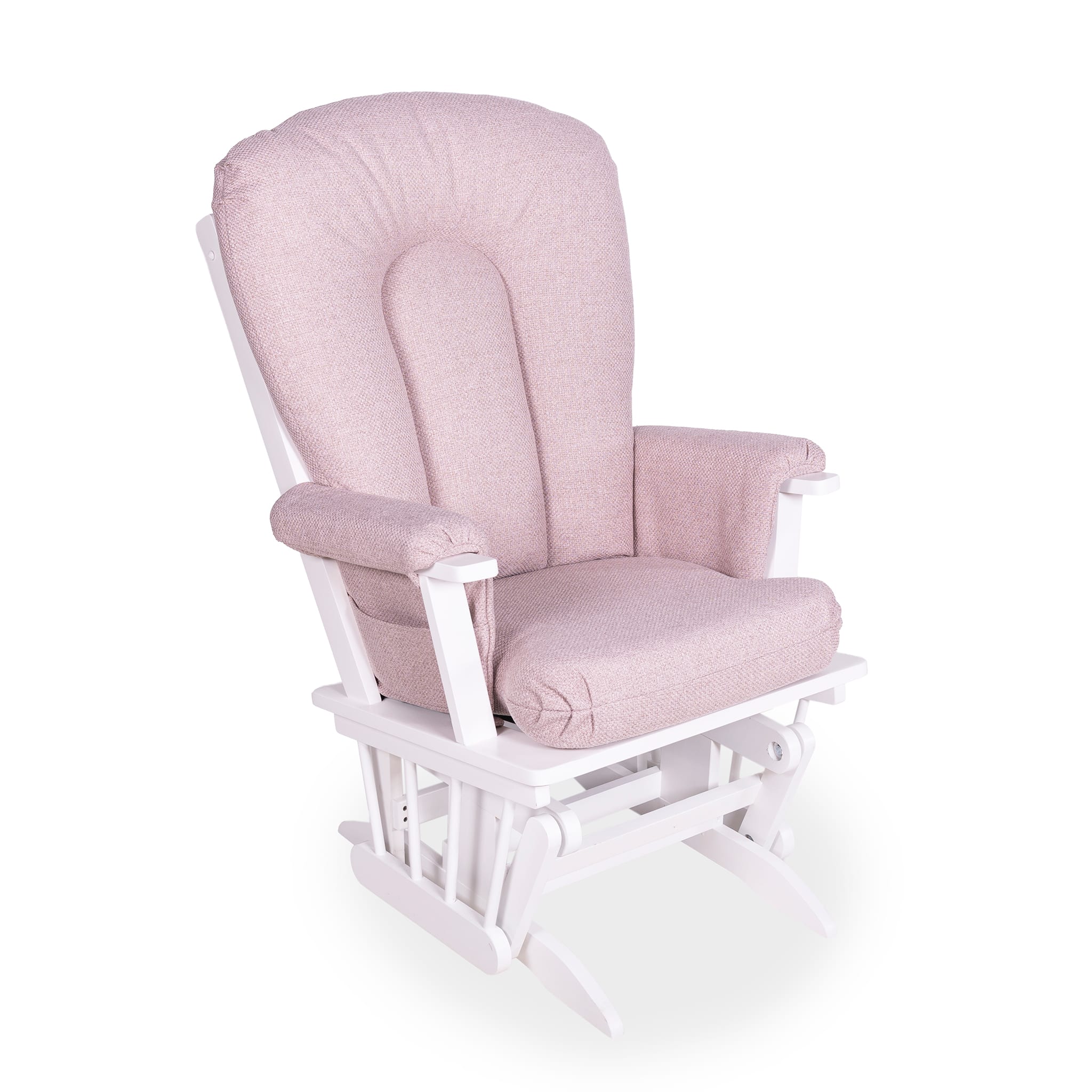 Chaise Berçante Bois - Blanc-  Tissus sur commande spéciale - Image 17