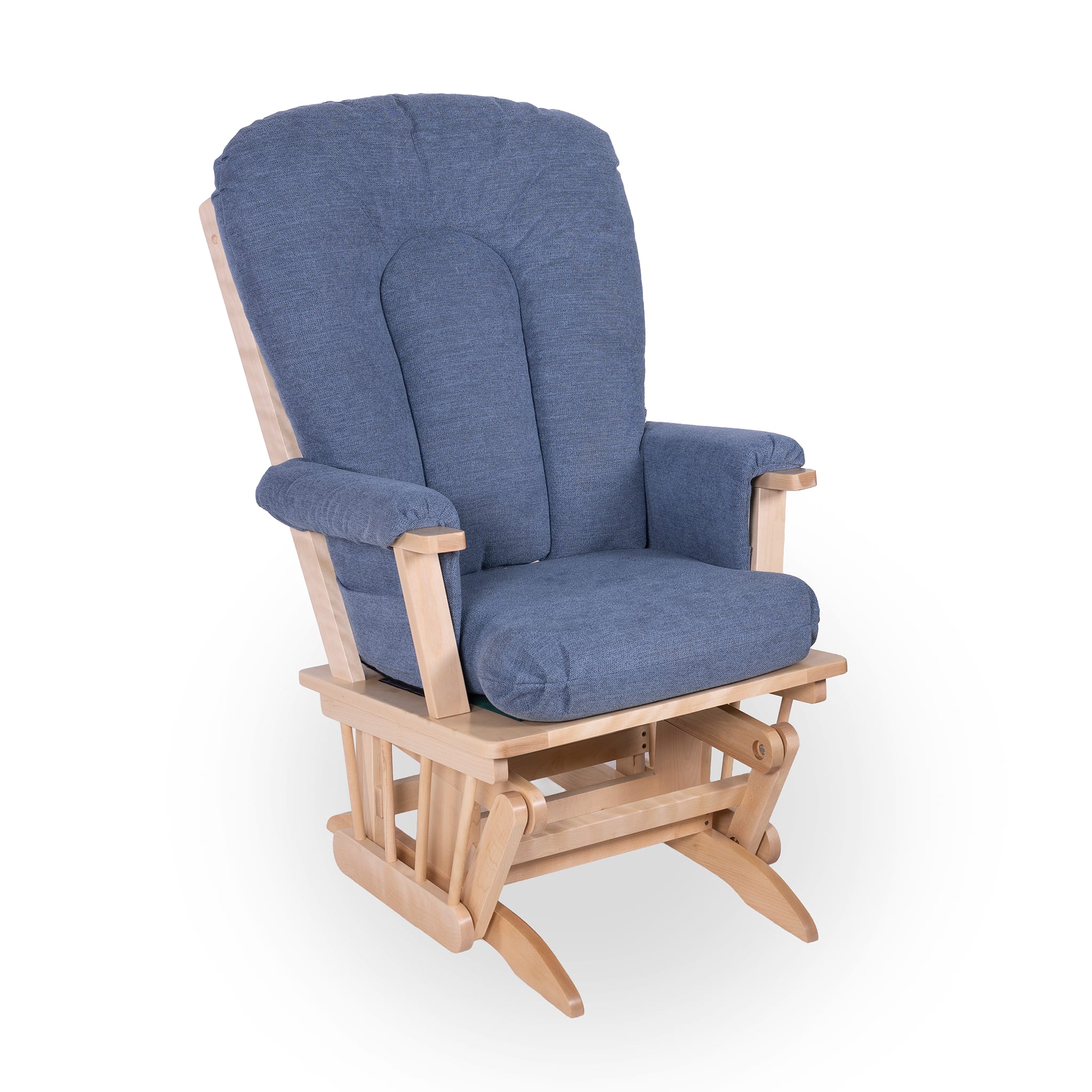 Chaise Berçante Bois - Naturel- Tissus sur commande spéciale - Image 11