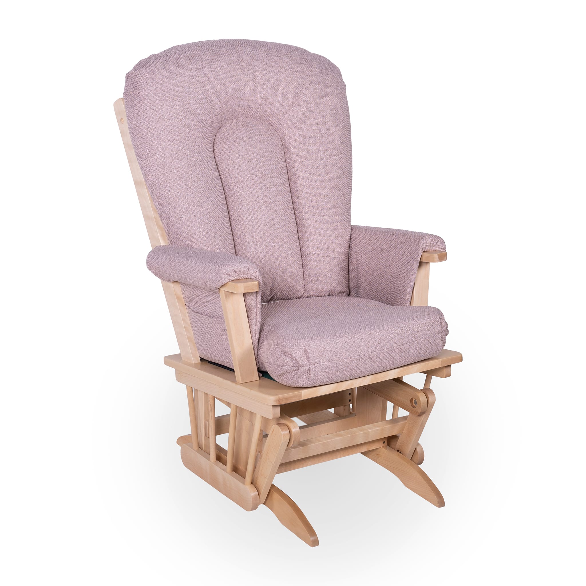 Chaise Berçante Bois - Naturel- Tissus sur commande spéciale - Image 15