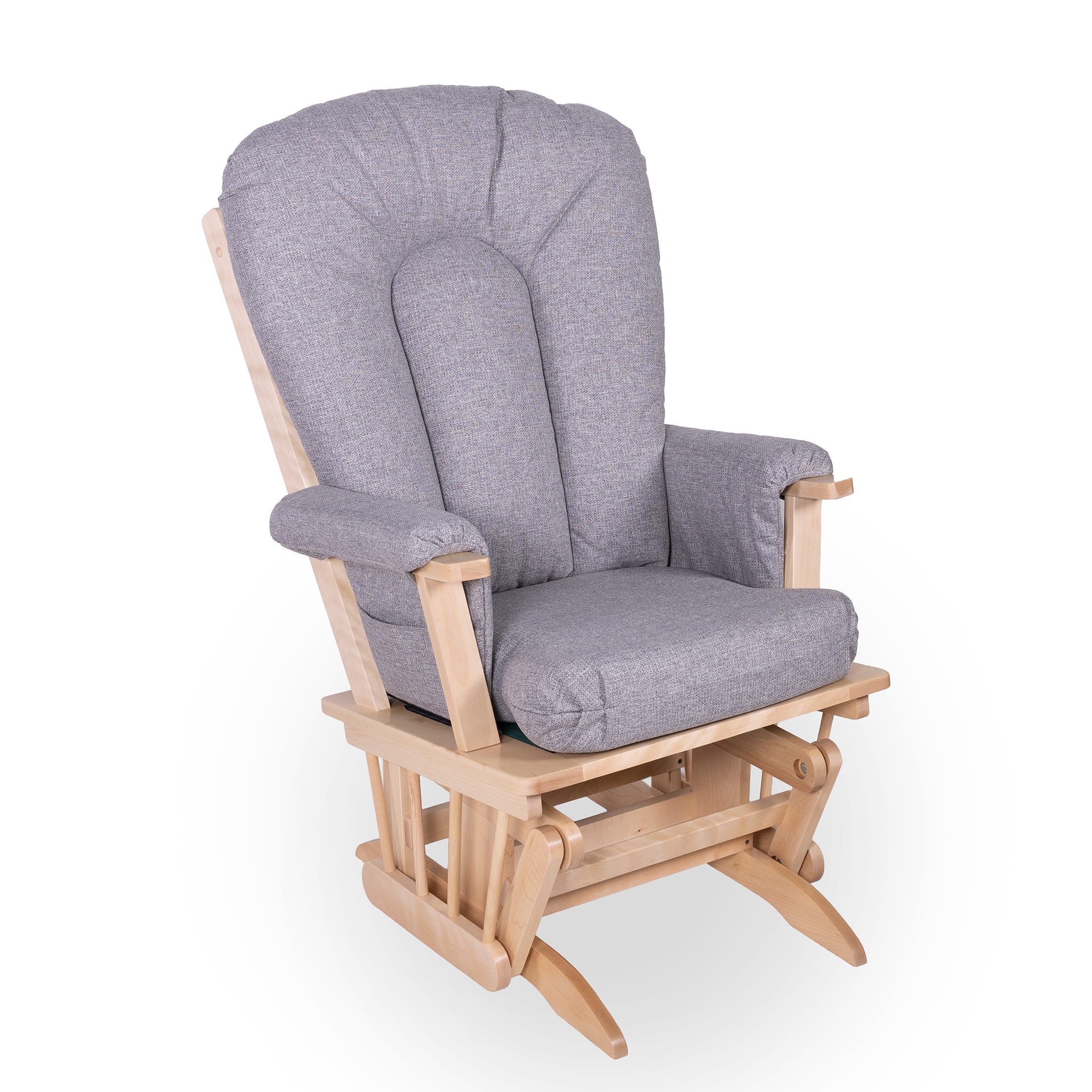Chaise Berçante Bois - Naturel- Tissus sur commande spéciale - Image 17