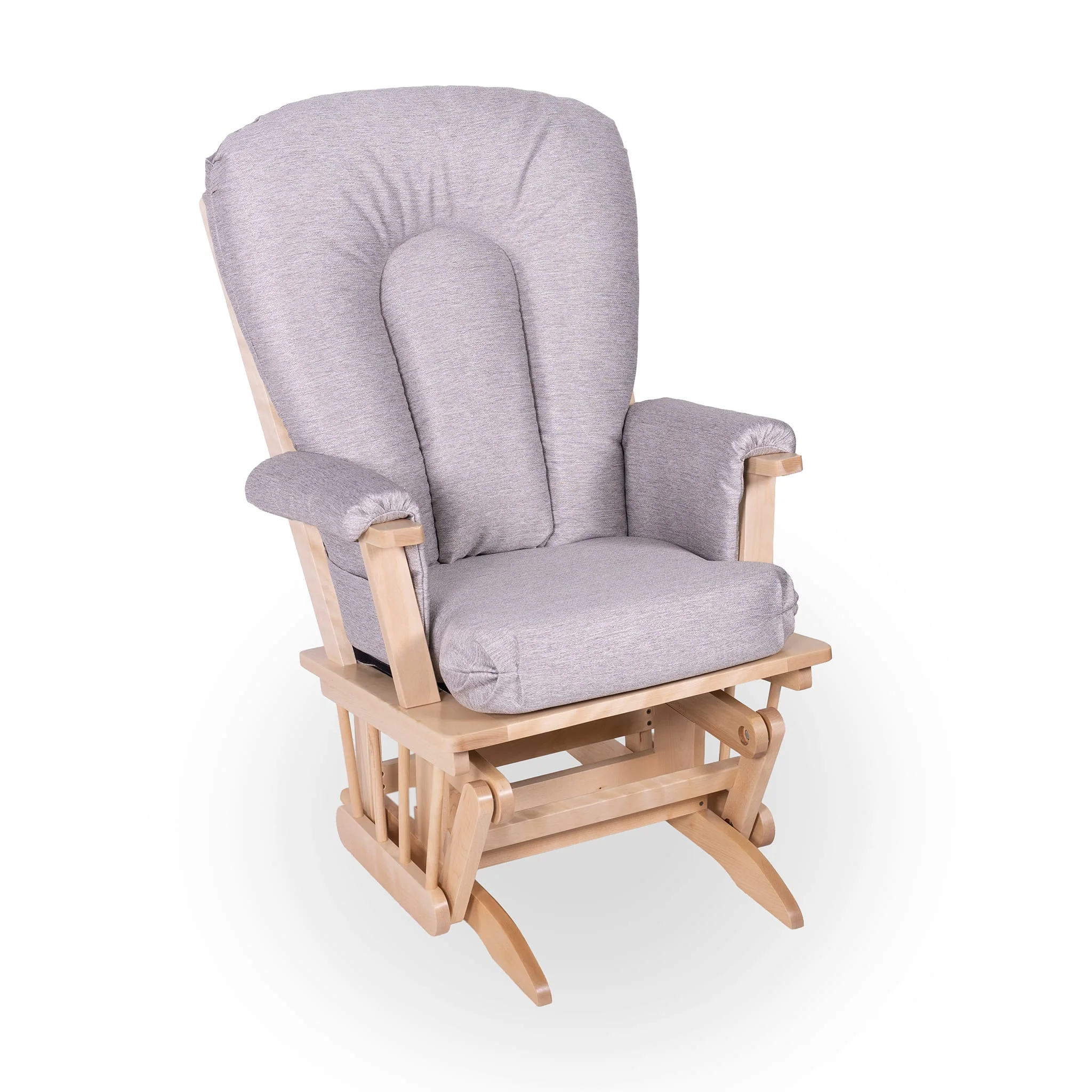 Chaise Berçante Bois - Naturel- Tissus sur commande spéciale - Image 3