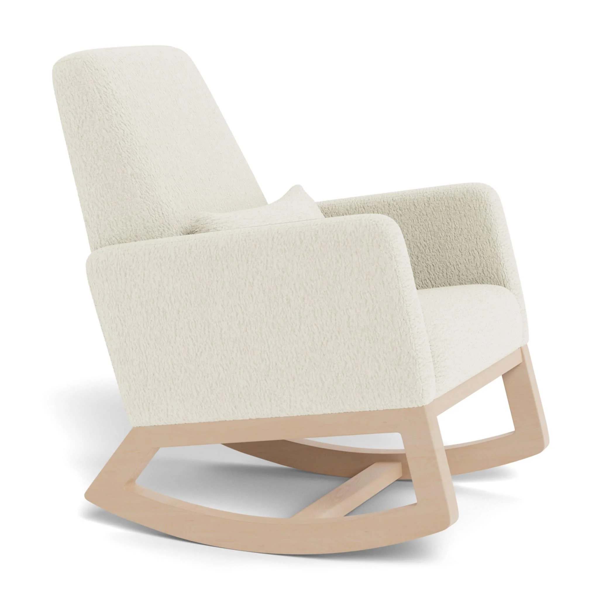 Chaise Berçante Joya - Sherpa / Bois Érable - Image 2