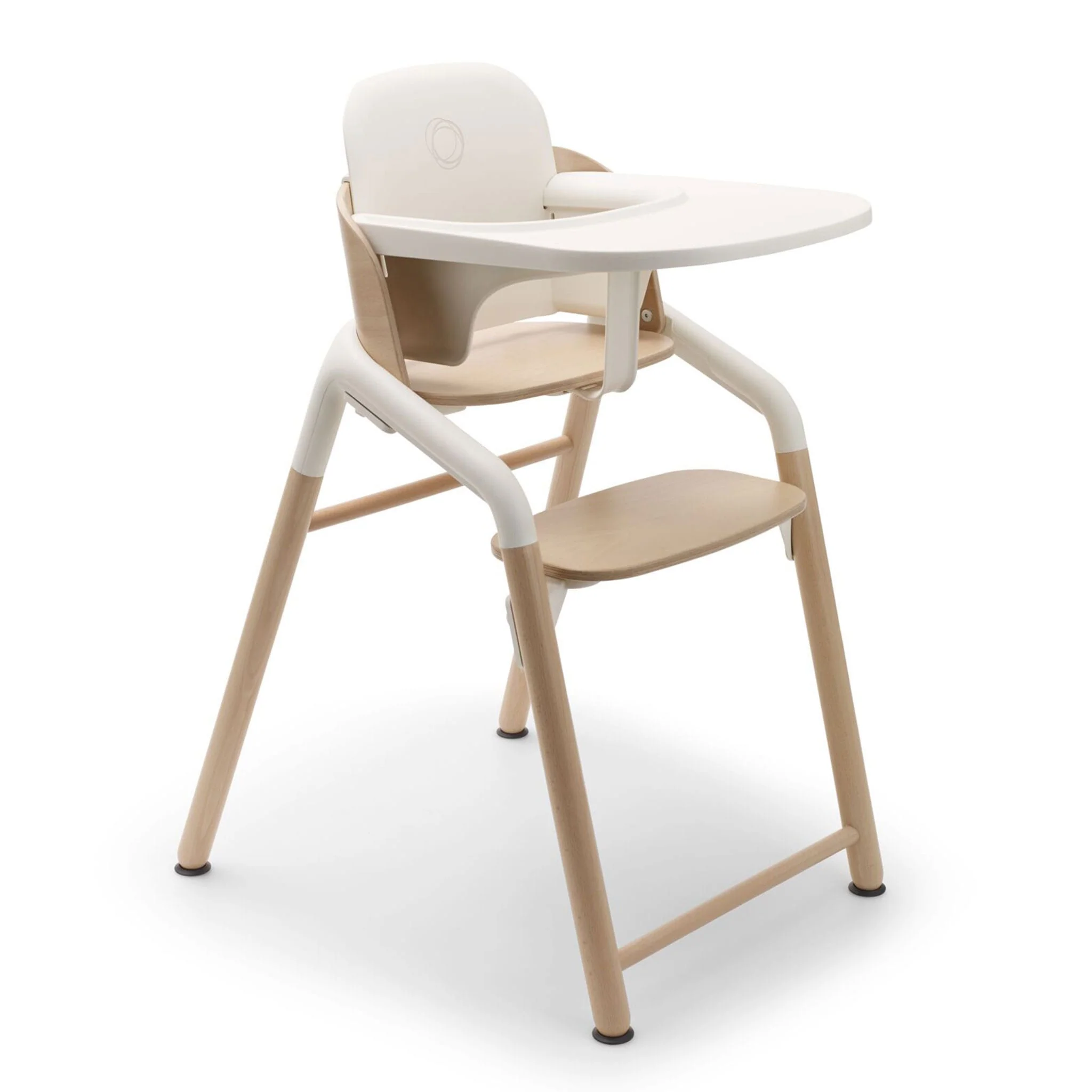 Chaise Haute Complète Giraffe - Naturel / Blanc