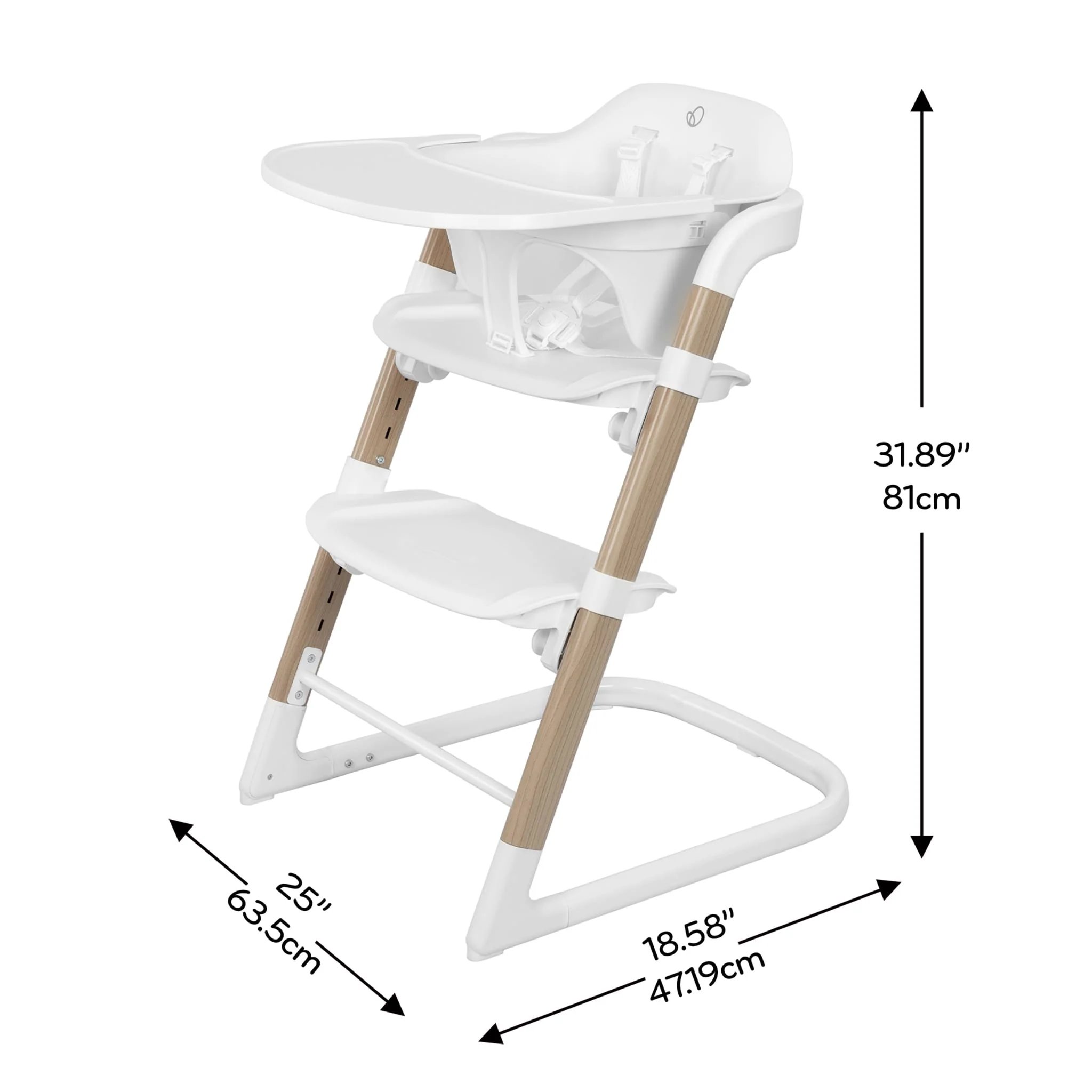 Chaise Haute 3-en-1 RightSeat - Blanc - Image 11