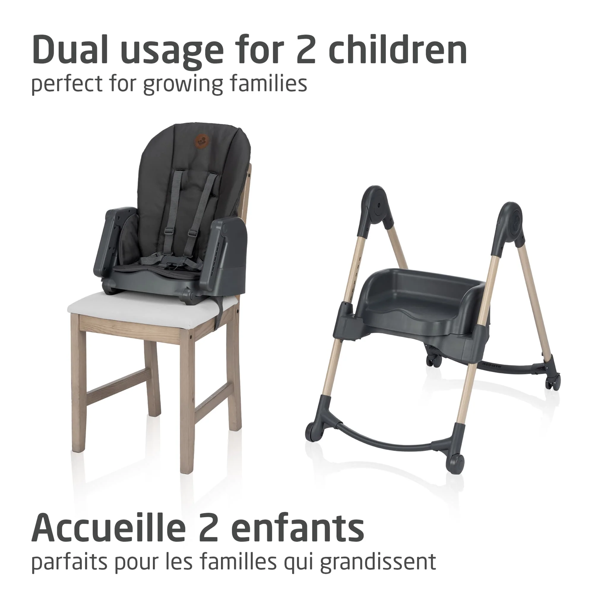 Chaise Haute Minla 6-en-1 - Beyond Graphite - Image 7