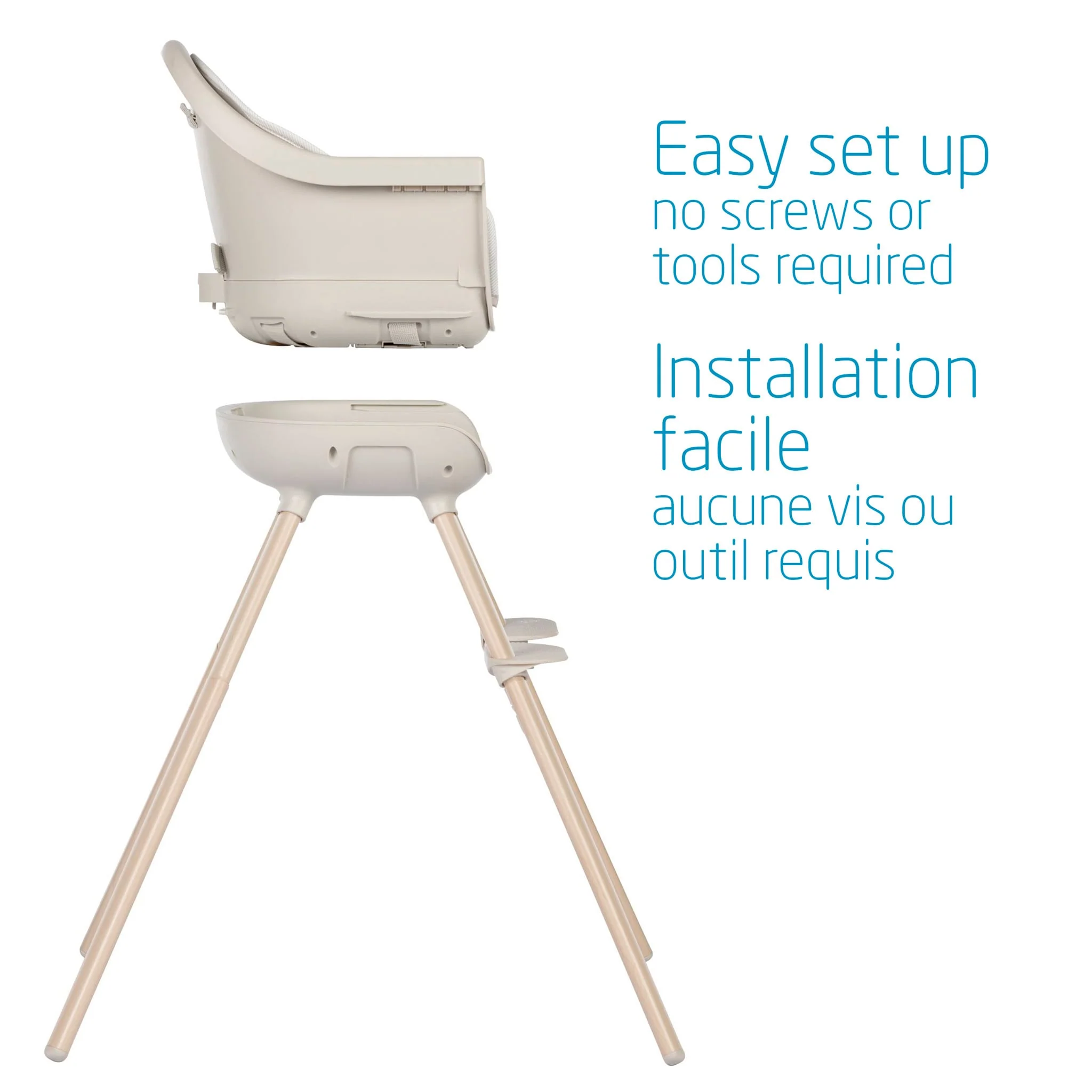 Chaise Haute Moa 8-en-1 - Classic Avoine - Image 4