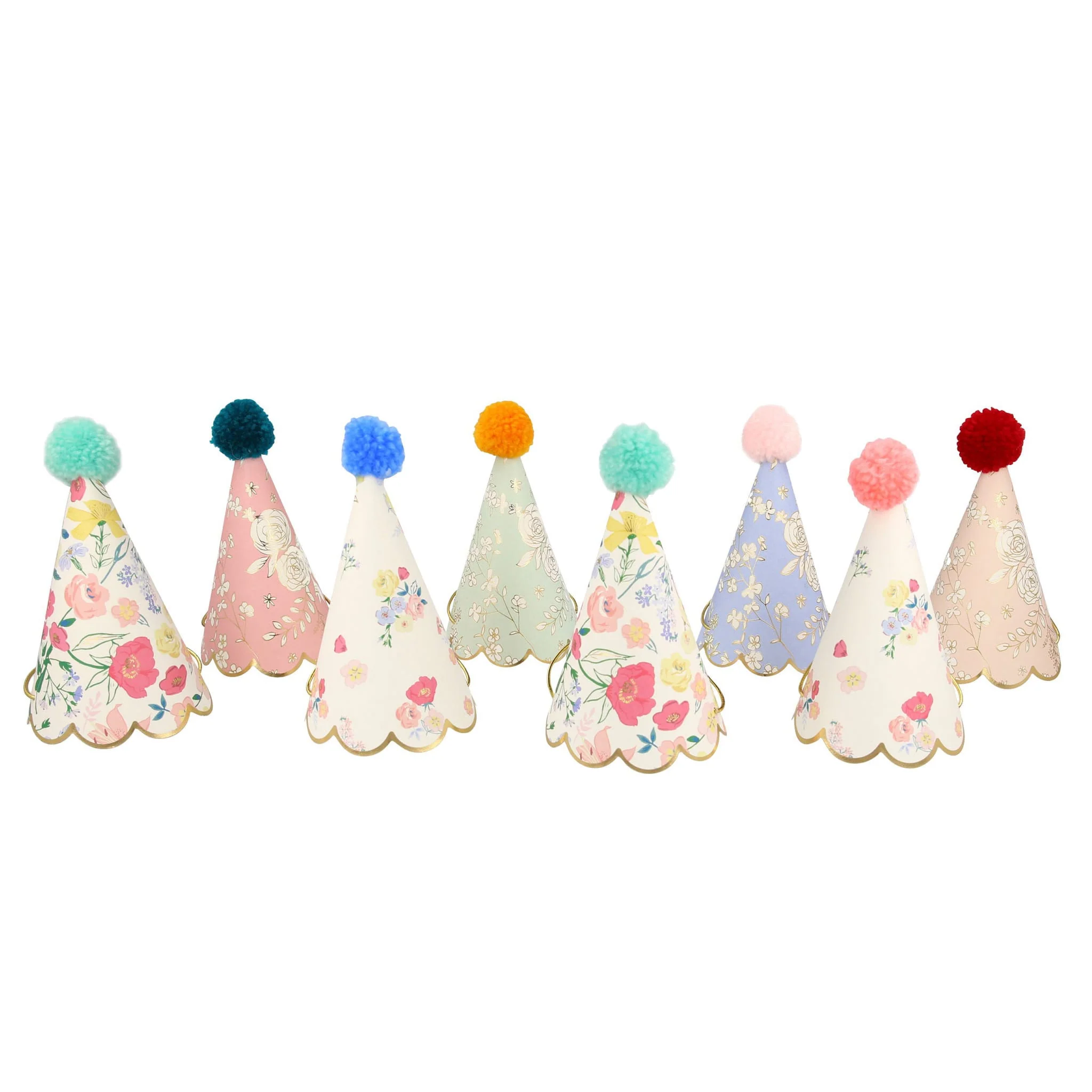 Chapeaux de Fête Jardin Anglais (8) - Fleurs