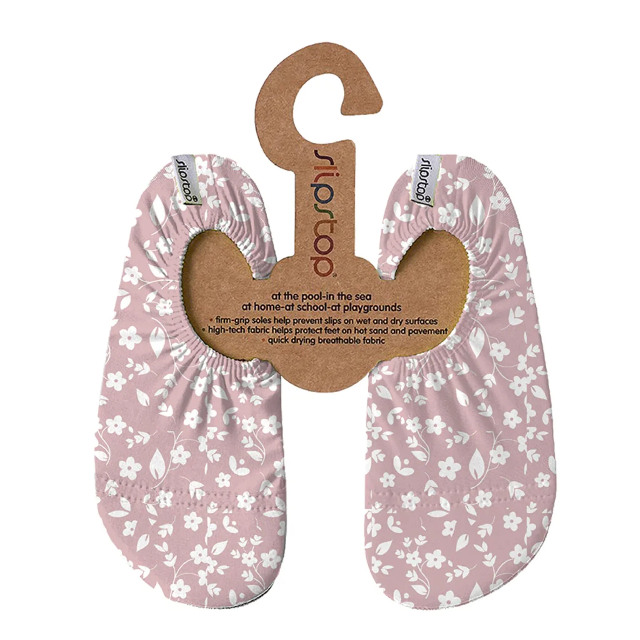 Chaussons Fleurs Roses Pointures 18-27