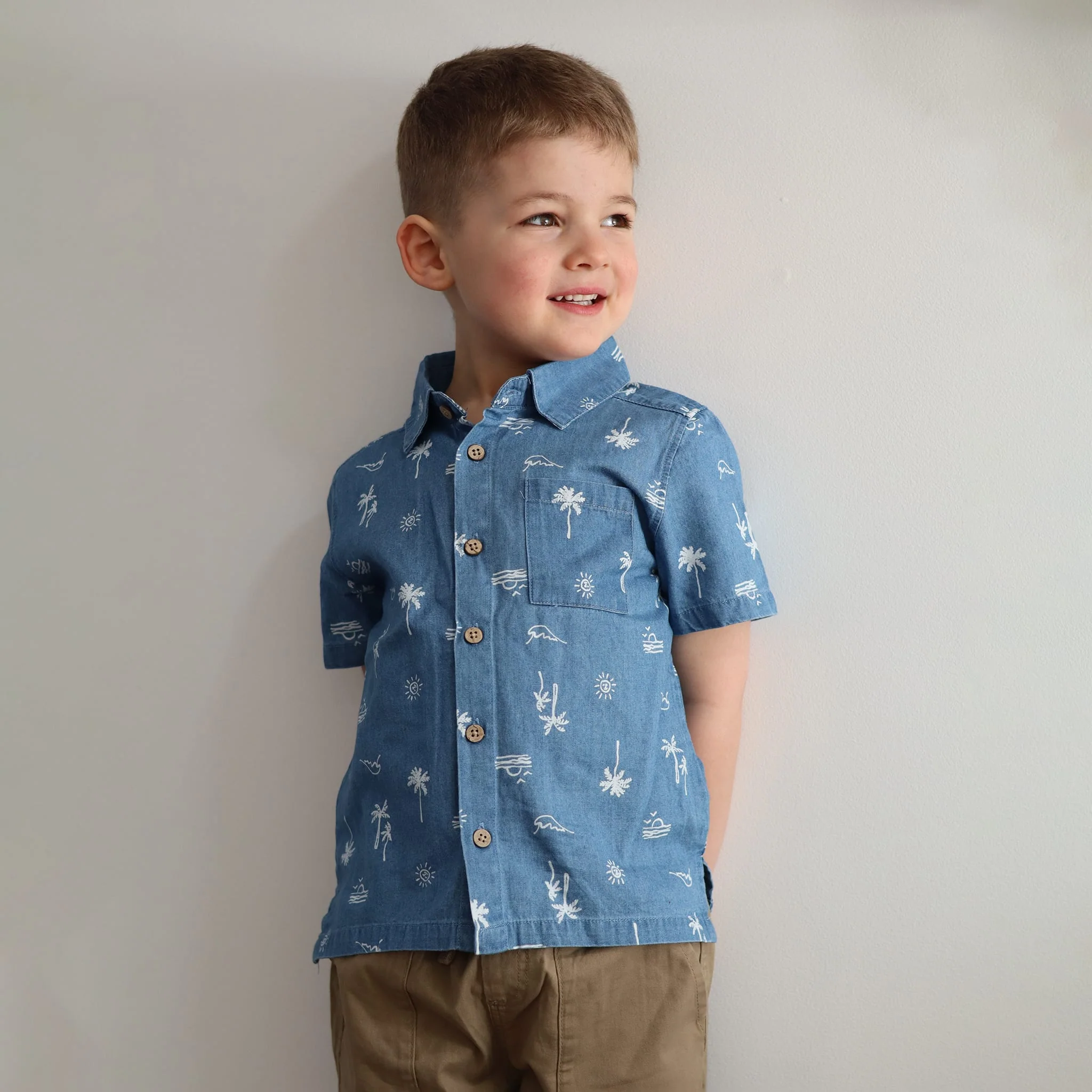 Chemise Chambray Surf 2-10ans - Image 2
