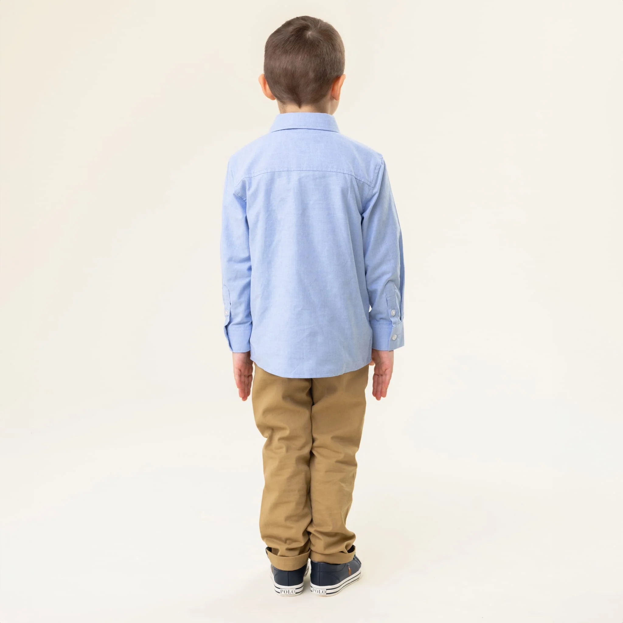 Chemise Manches Longues Cravate Bleue 2-12ans - Image 4