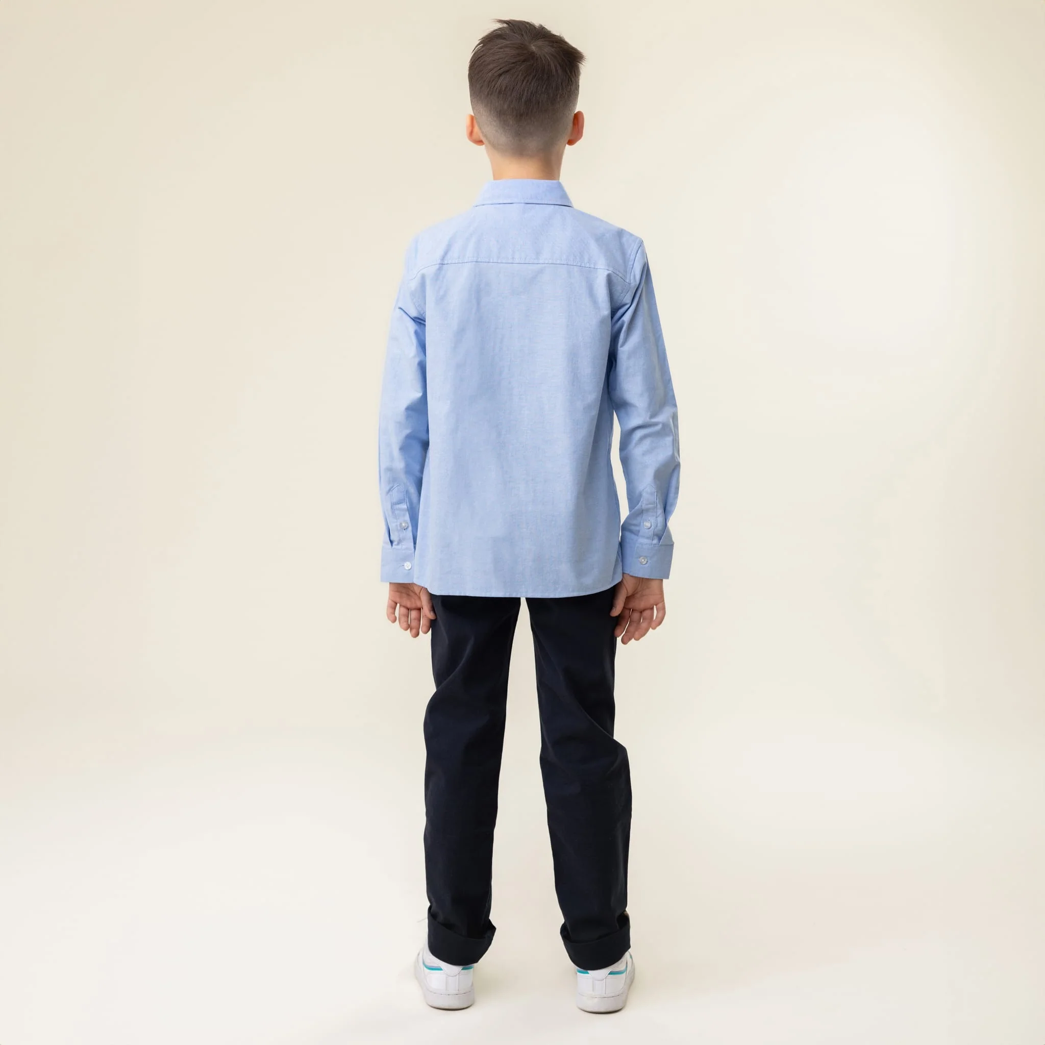 Chemise Manches Longues Cravate Bleue 2-12ans - Image 6