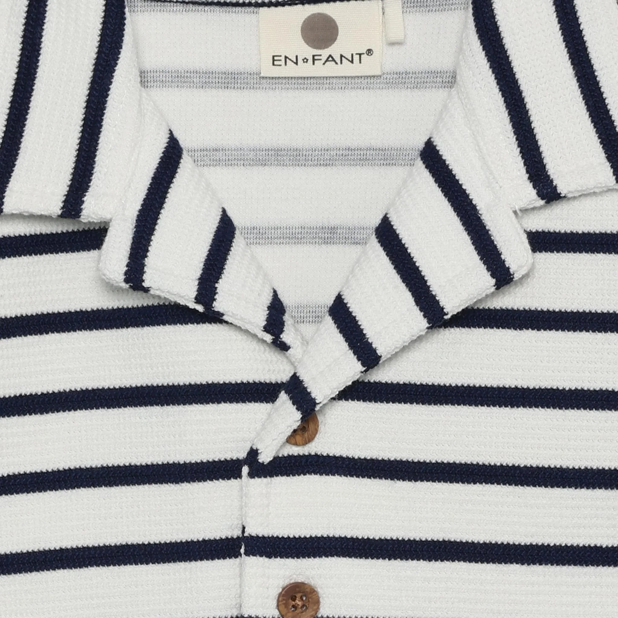 Chemise Ouaté Rayé 6-24mois - Image 3