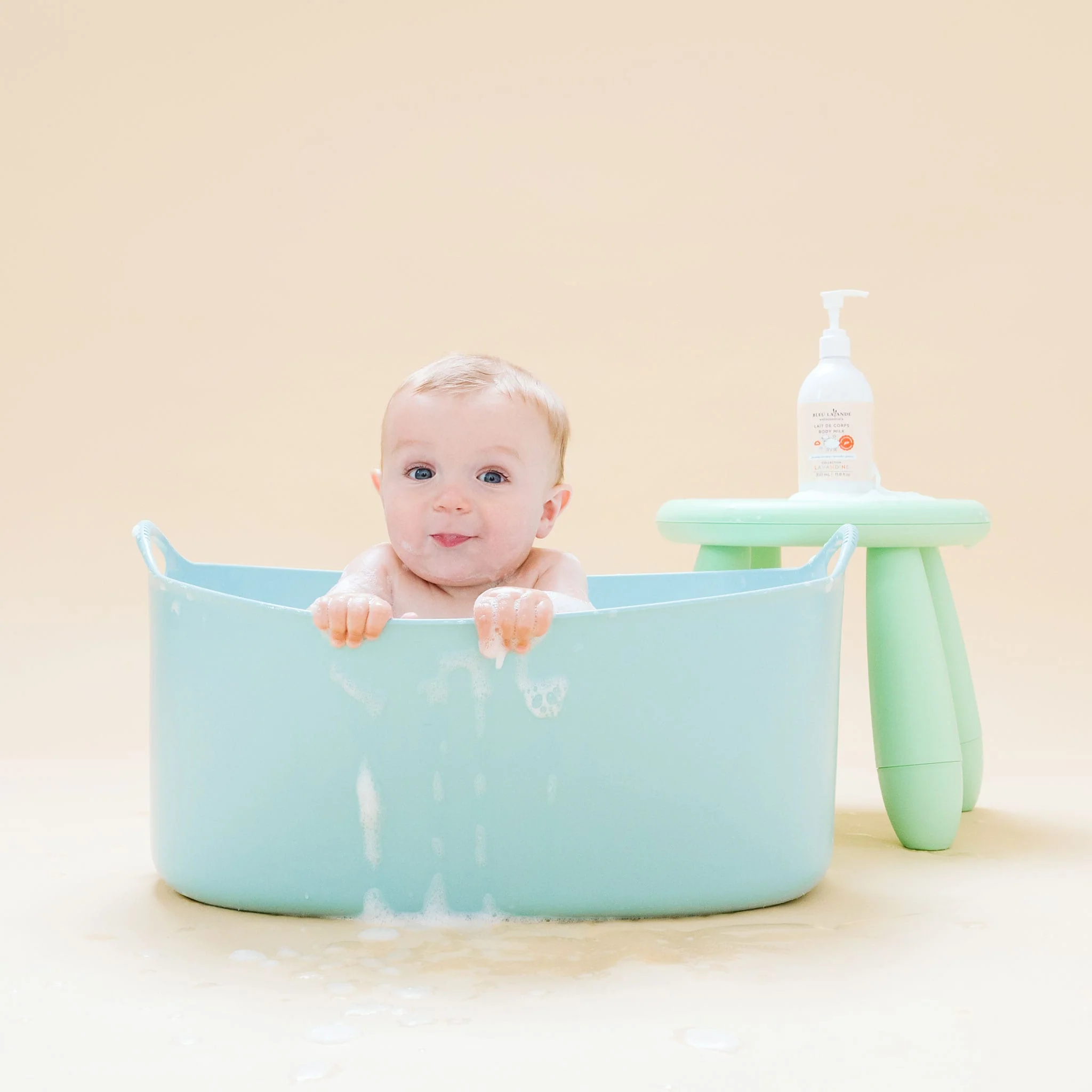 3-en-1 Cheveux, Corps et Bain Mousse pour Bébé Lavandine– 350 ml - Image 4
