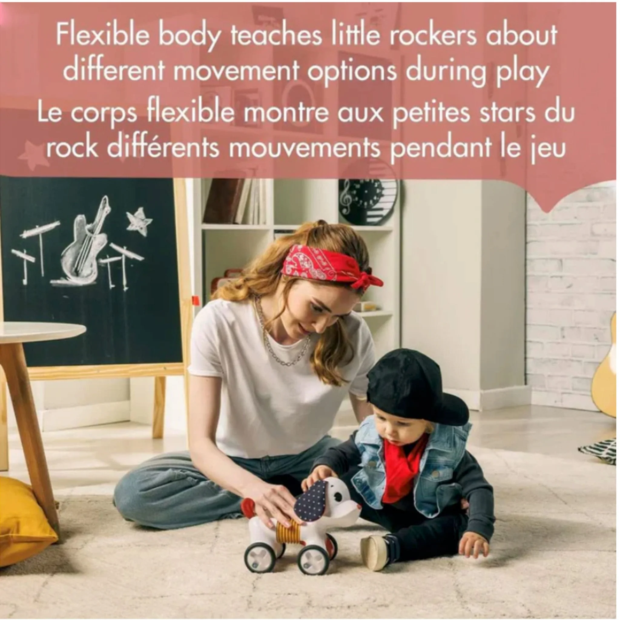 Chien Musical/Rotatif Tiny Rocker - Image 5
