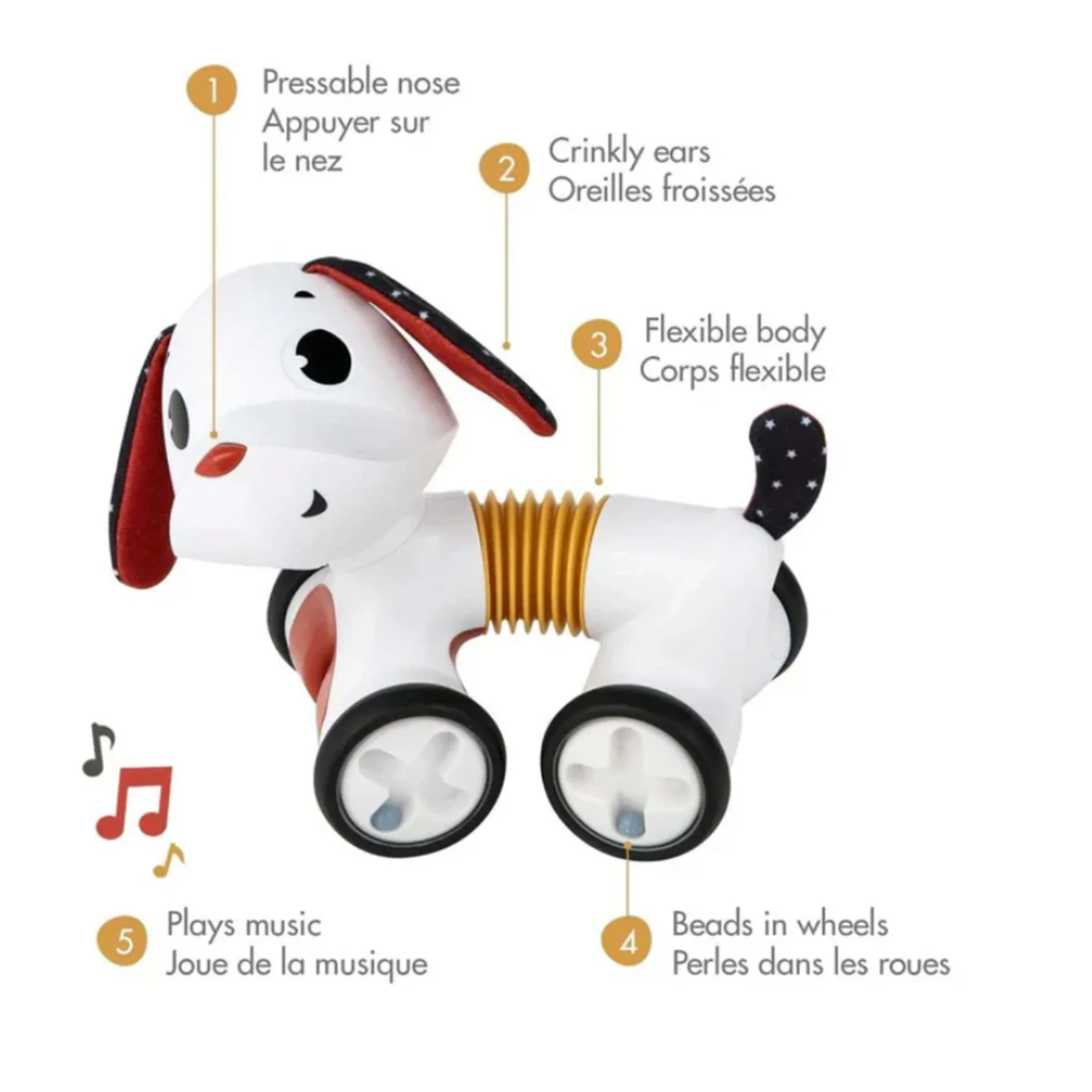 Chien Musical/Rotatif Tiny Rocker - Image 7