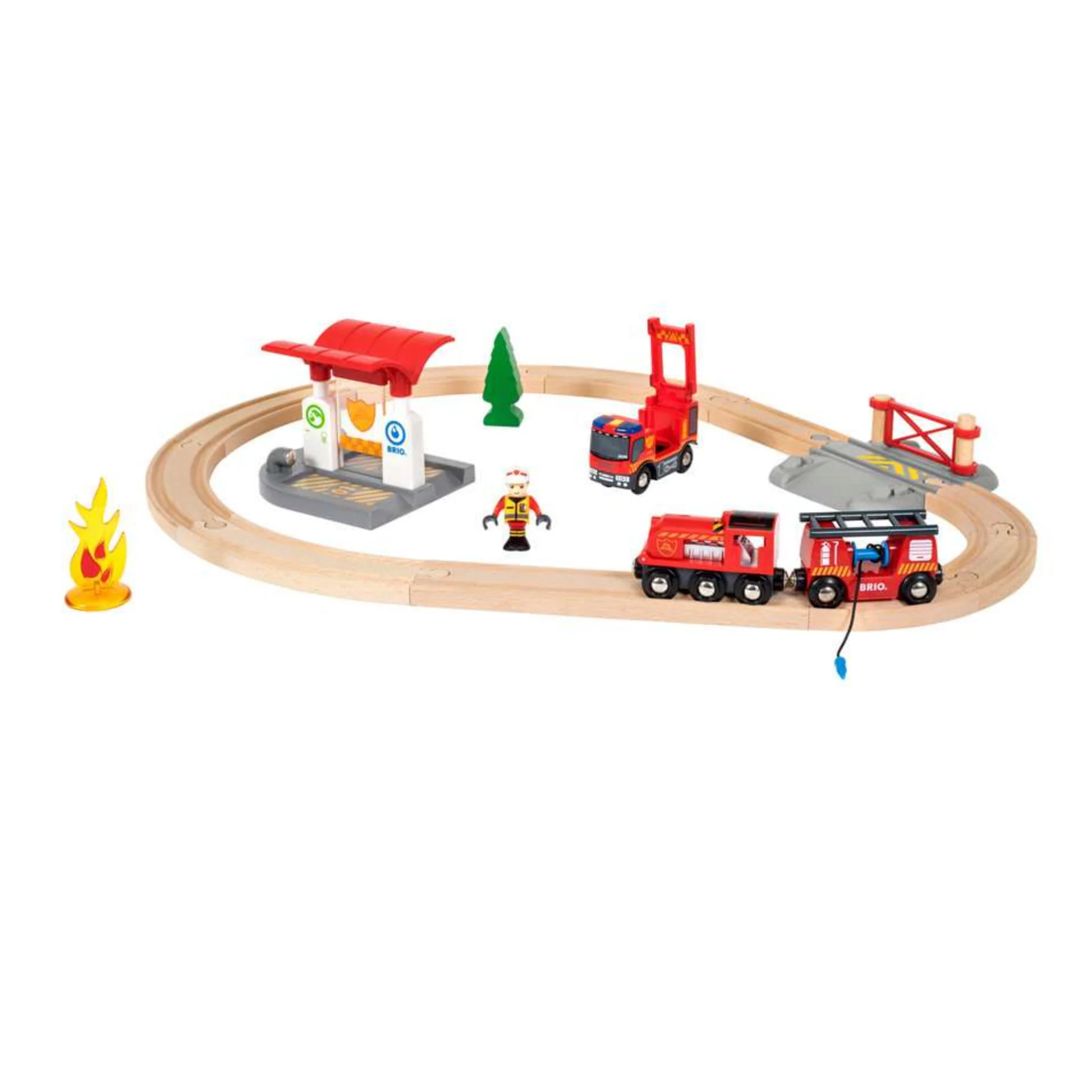 Circuit Action Pompier - Jouet de Train Brio World - Image 3