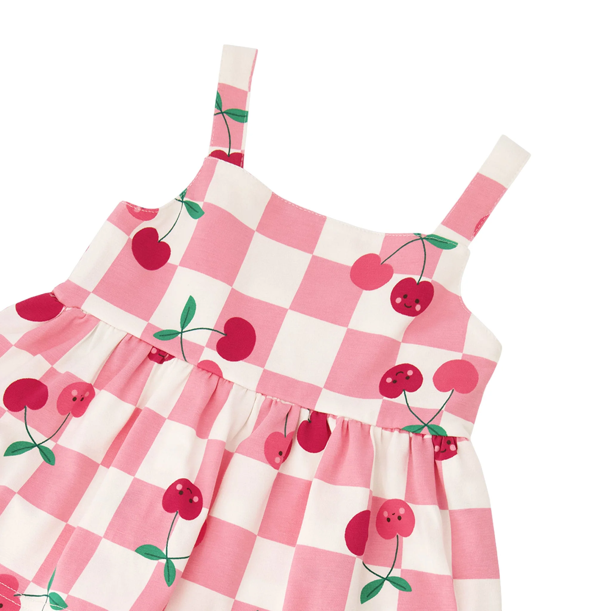 Combinaison Carreaux Cerise 3-6ans - Image 6