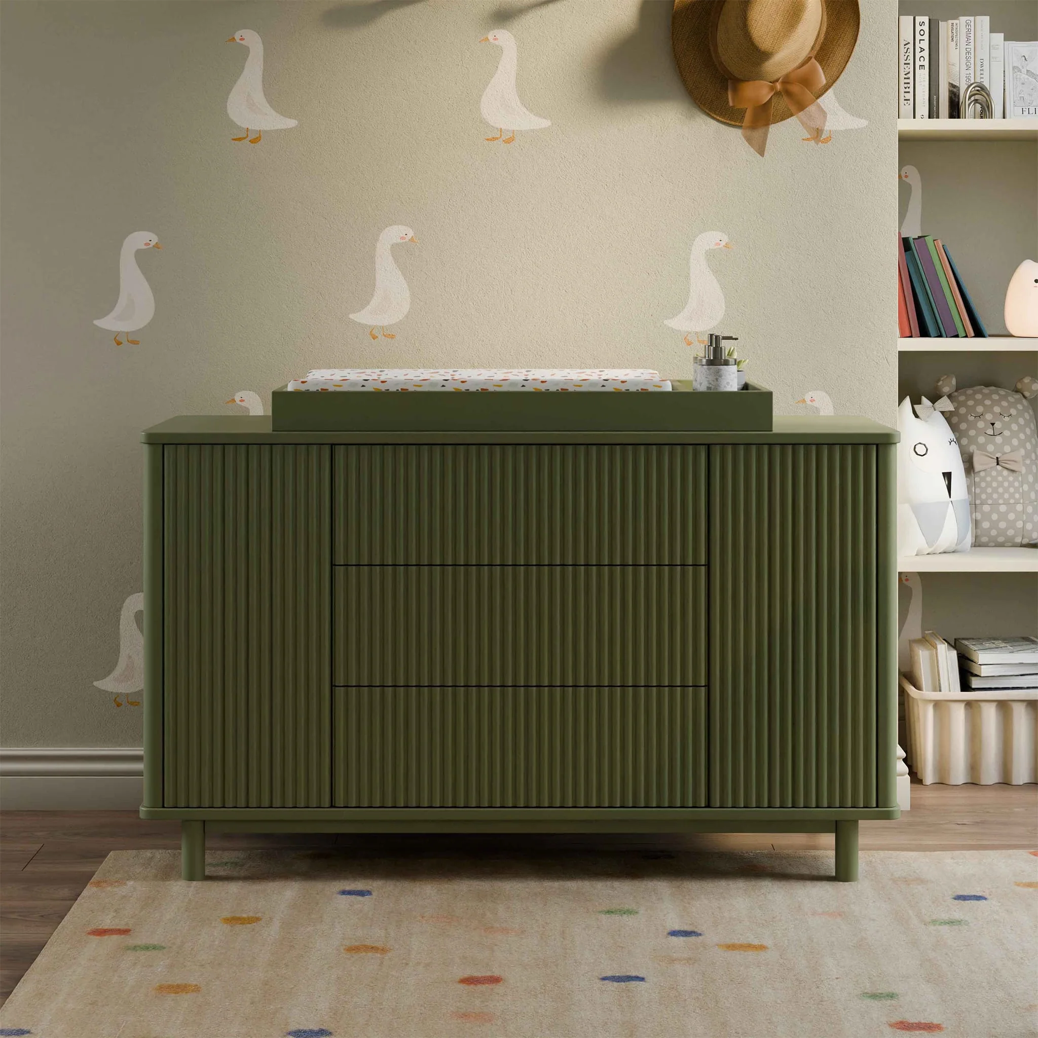 Commode assemblée Pogo Tambour - Olive - Image 14