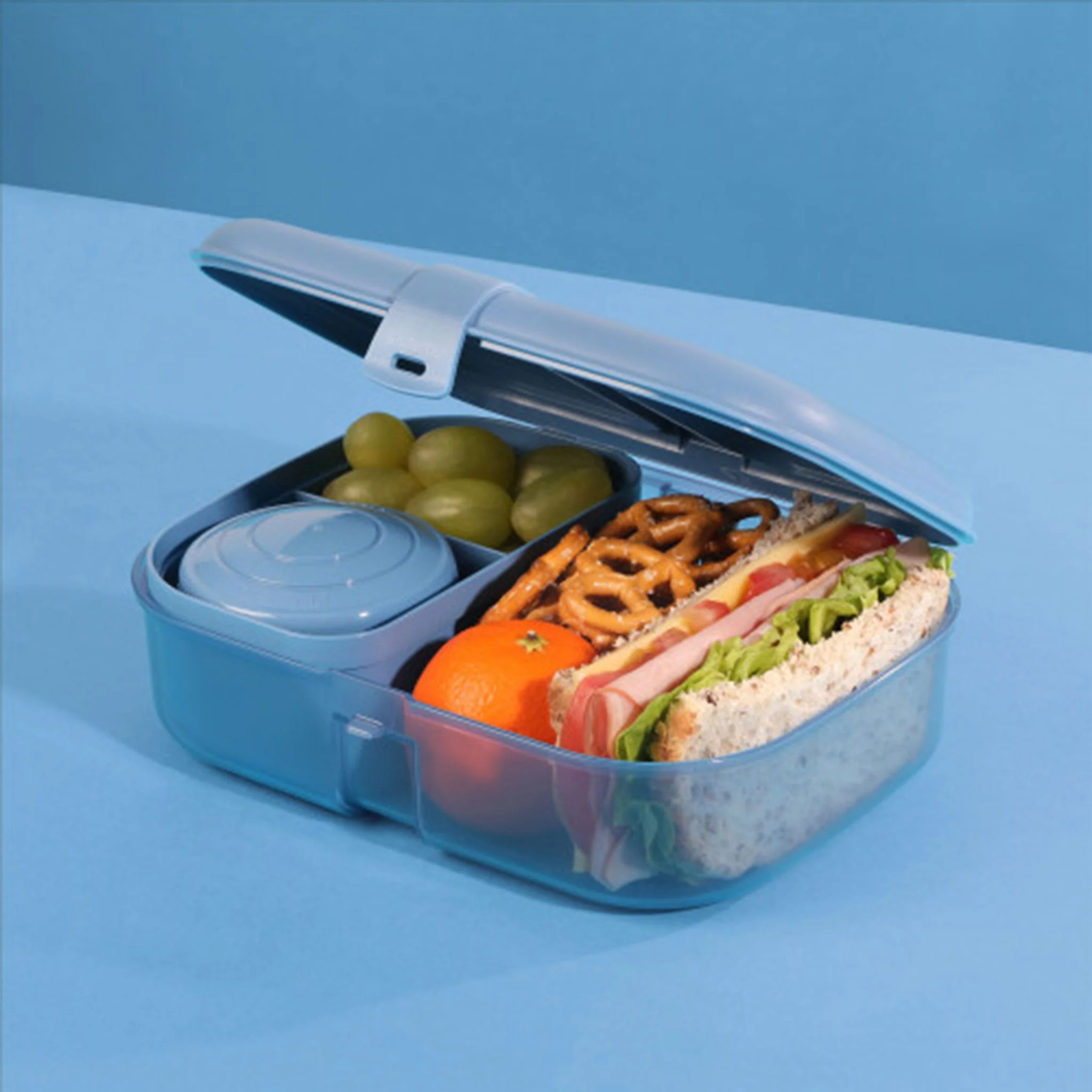 Contenant Lunch Bento 1.1L Bleu - Image 2