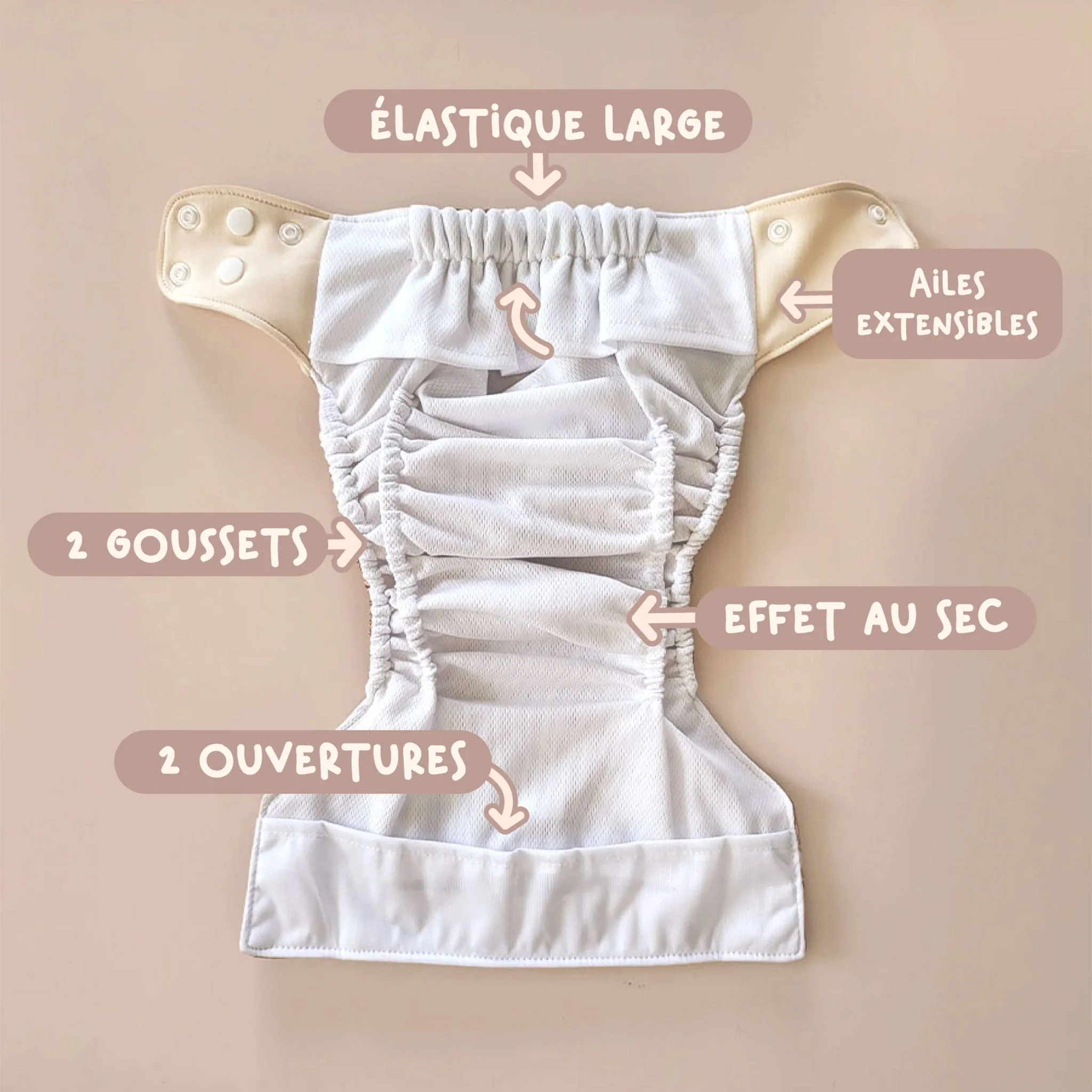 Couche Lavable Évolution 10-35lb - Avions - Image 5