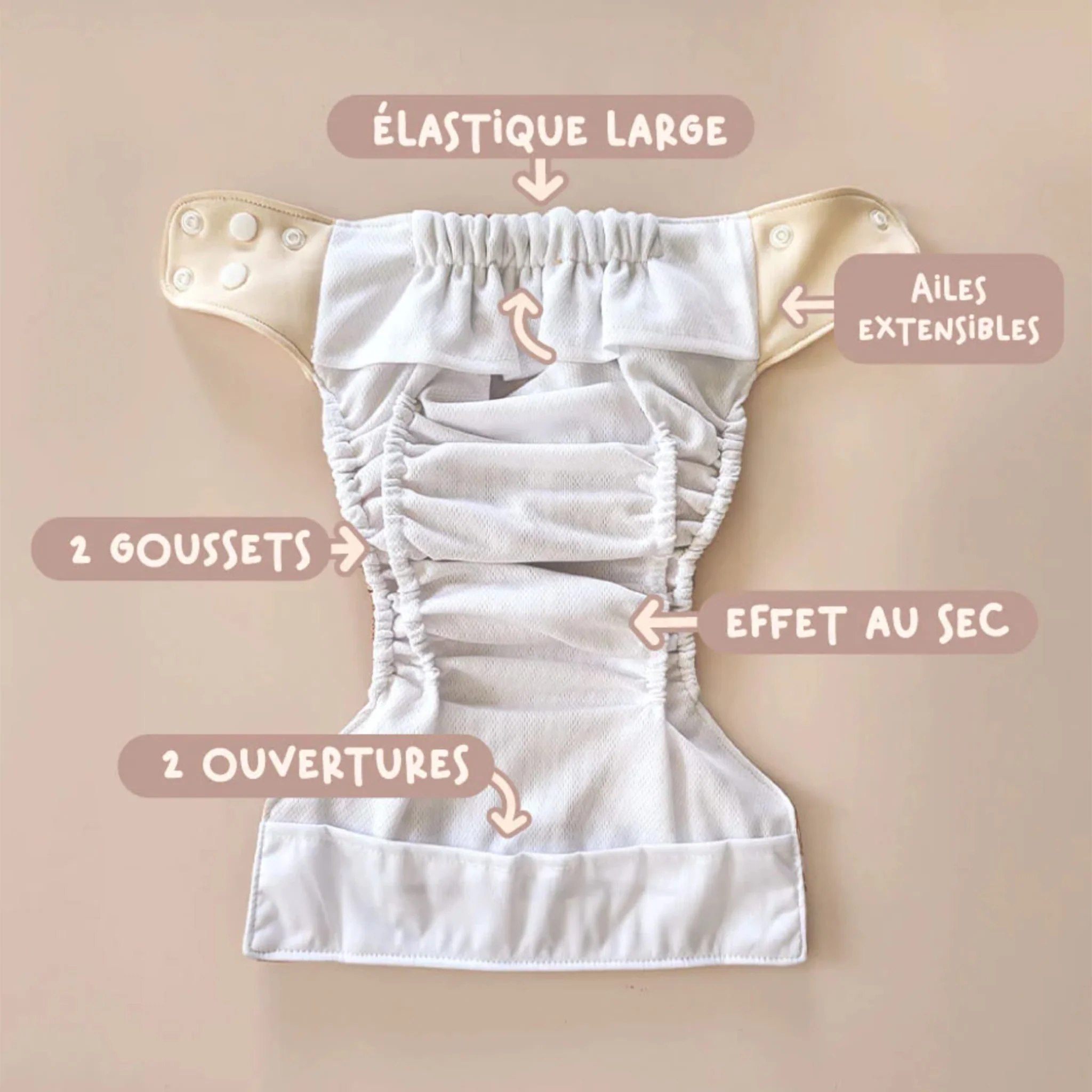 Couche Lavable Évolution 10-35lb - Bateaux - Image 7