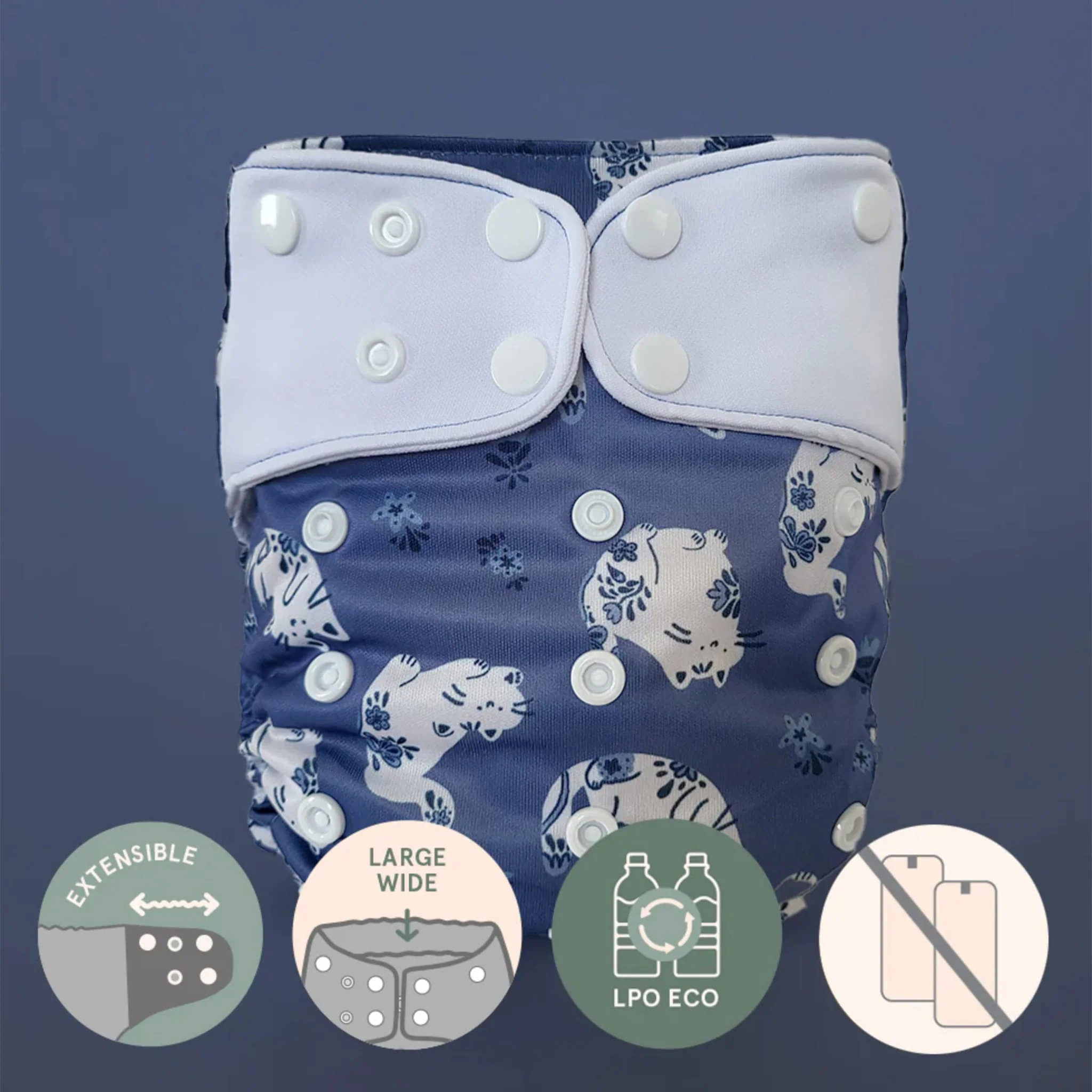 Couche Lavable Évolution -  Porcelaine - Image 6