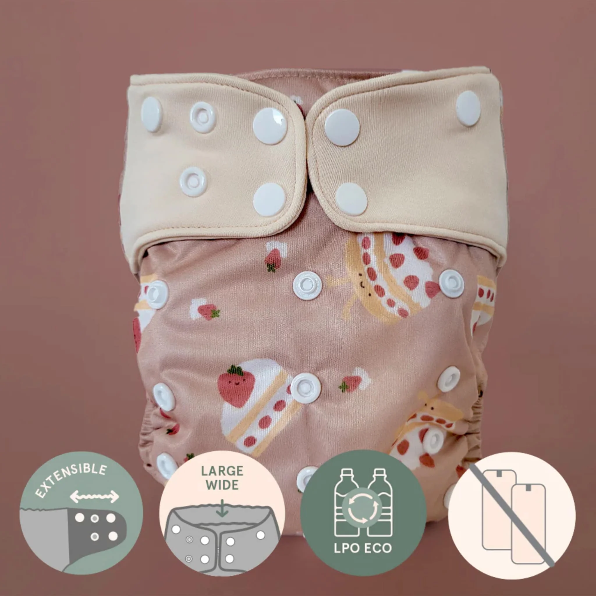 Couche Lavable Évolution -  Shortcake - Image 2