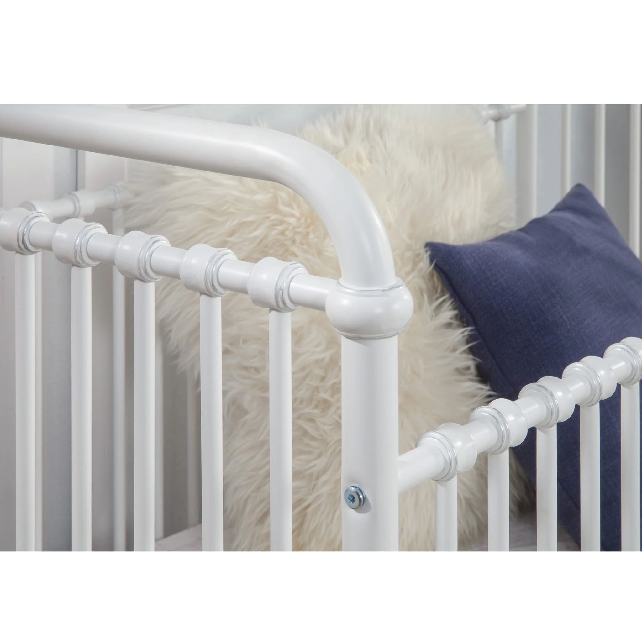Couchette Évolutive 3 en 1 Abigail - Blanc Lavé - Image 8