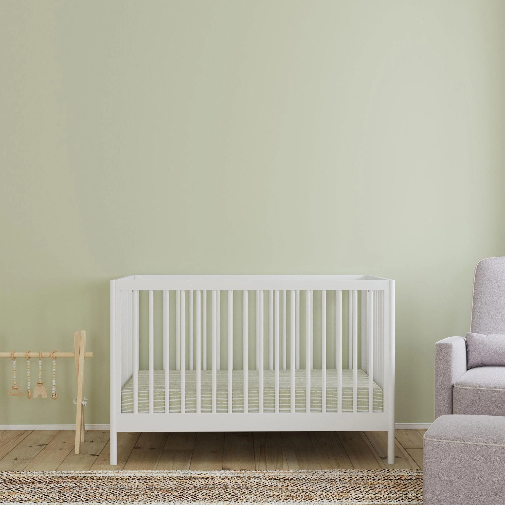 Couchette Convertible 3-en-1 Birdie - Blanc - Image 10
