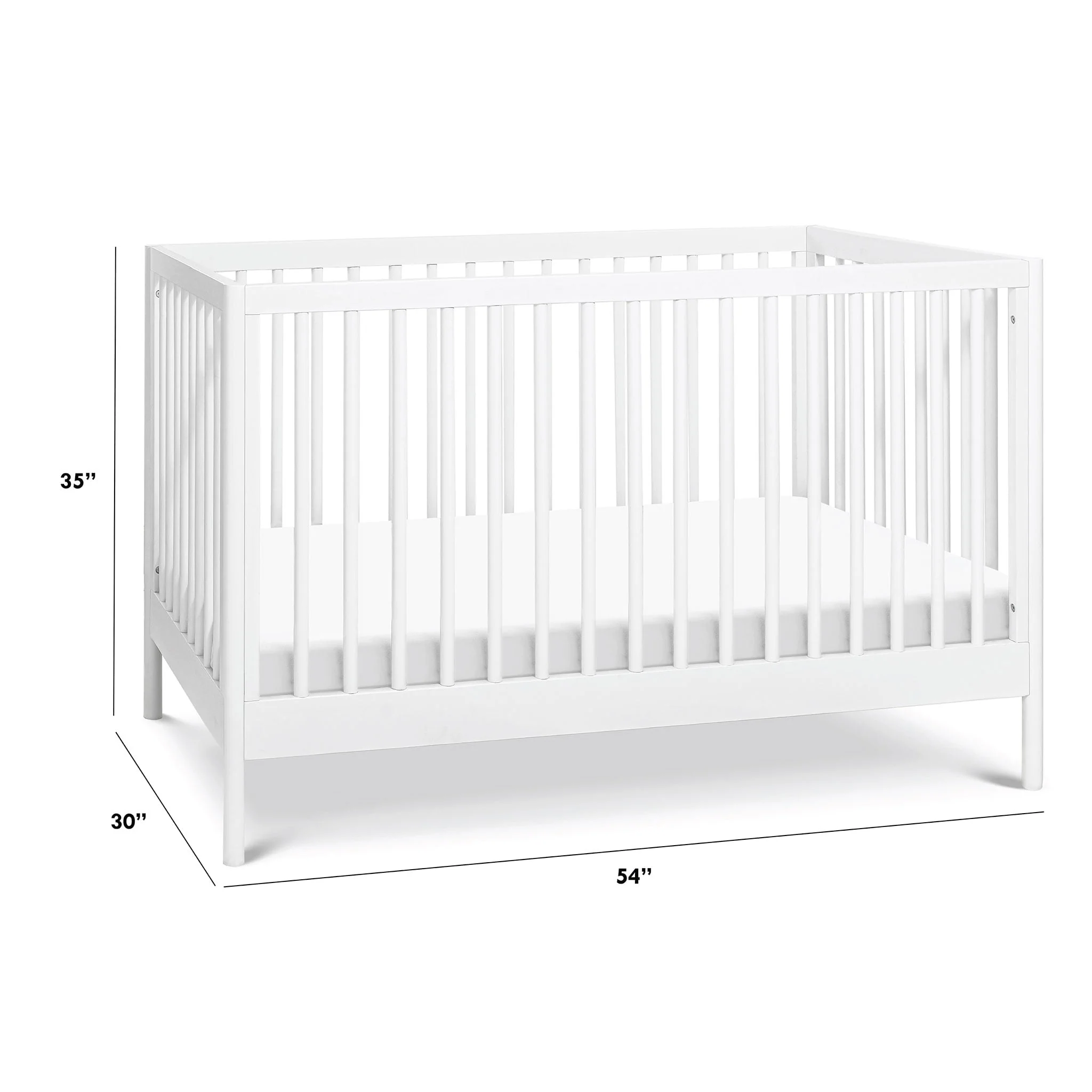 Couchette Convertible 3-en-1 Birdie - Blanc - Image 6