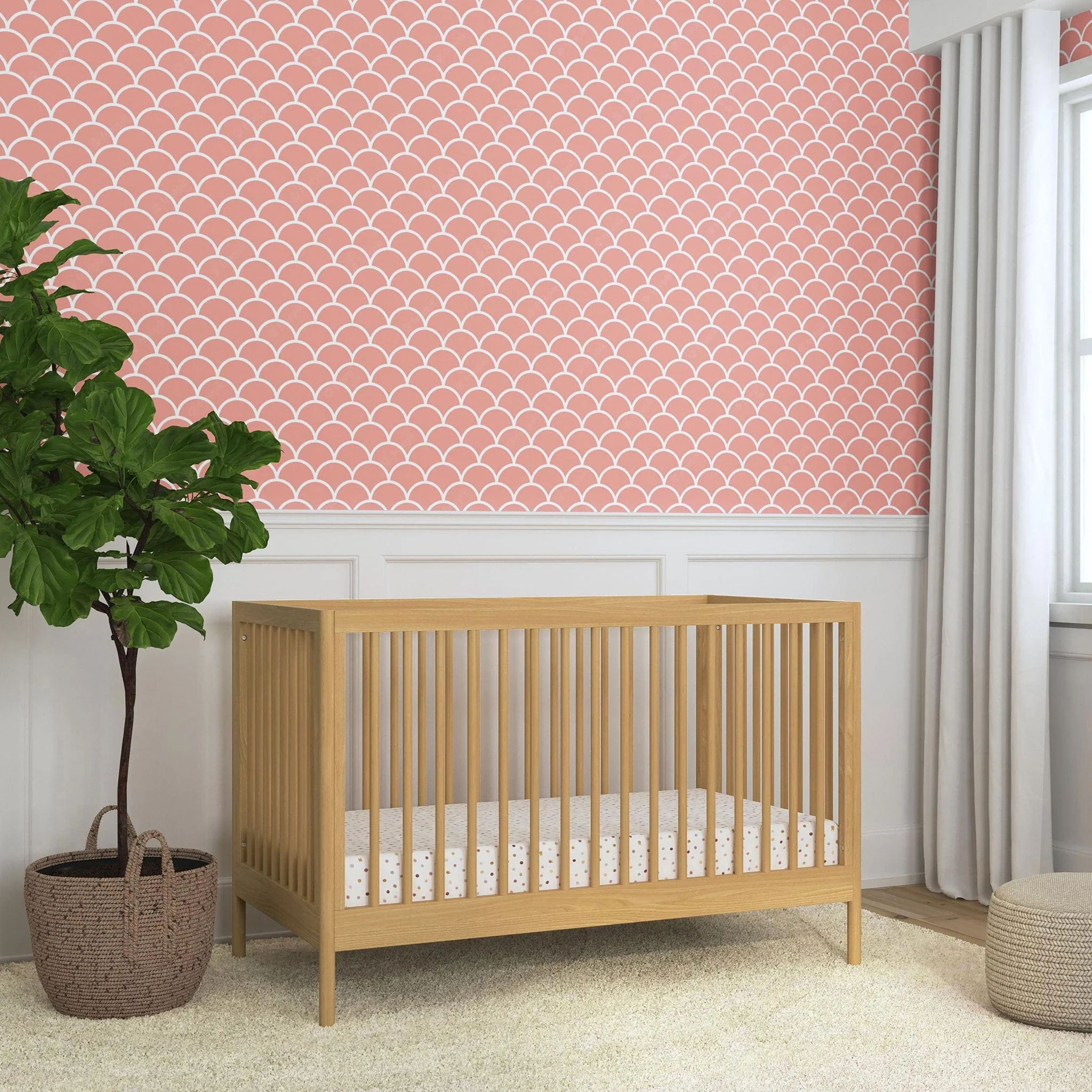 Couchette Convertible 3-en-1 Birdie - Miel - Image 8