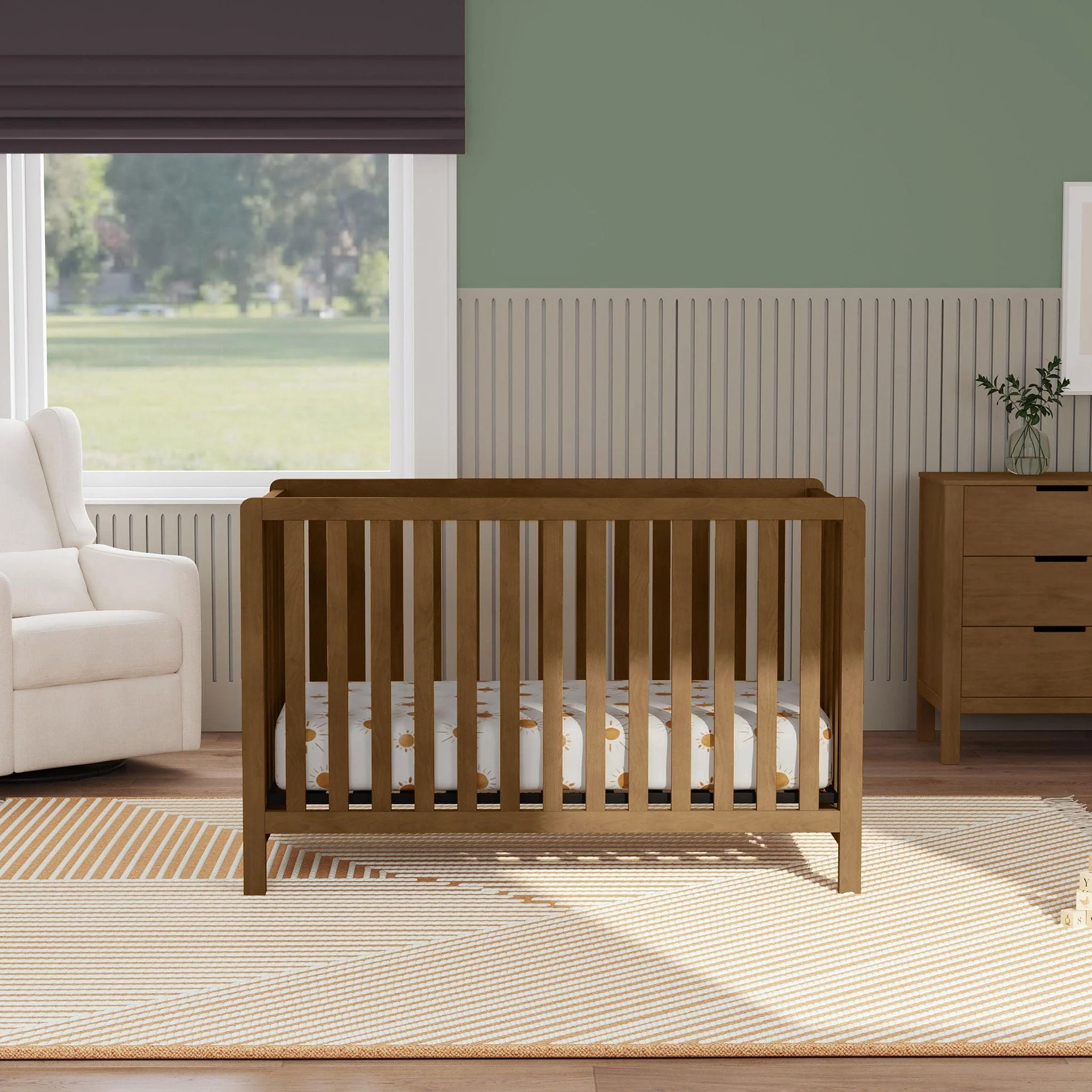 Couchette Convertible 4-en-1 Colby - Noyer - Image 10