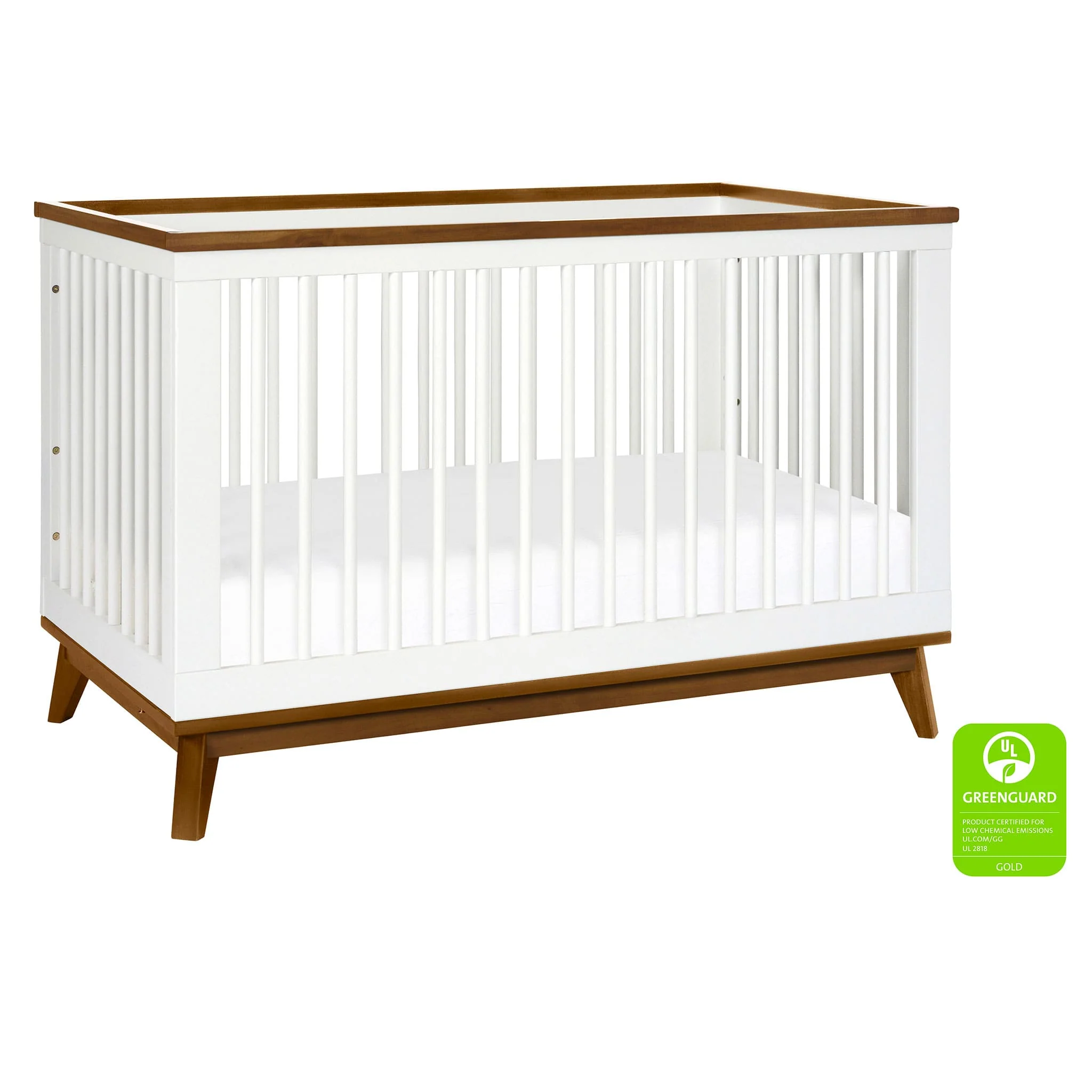 Couchette Convertible 3 en 1 Scoot - Blanc / Noyer - Image 3