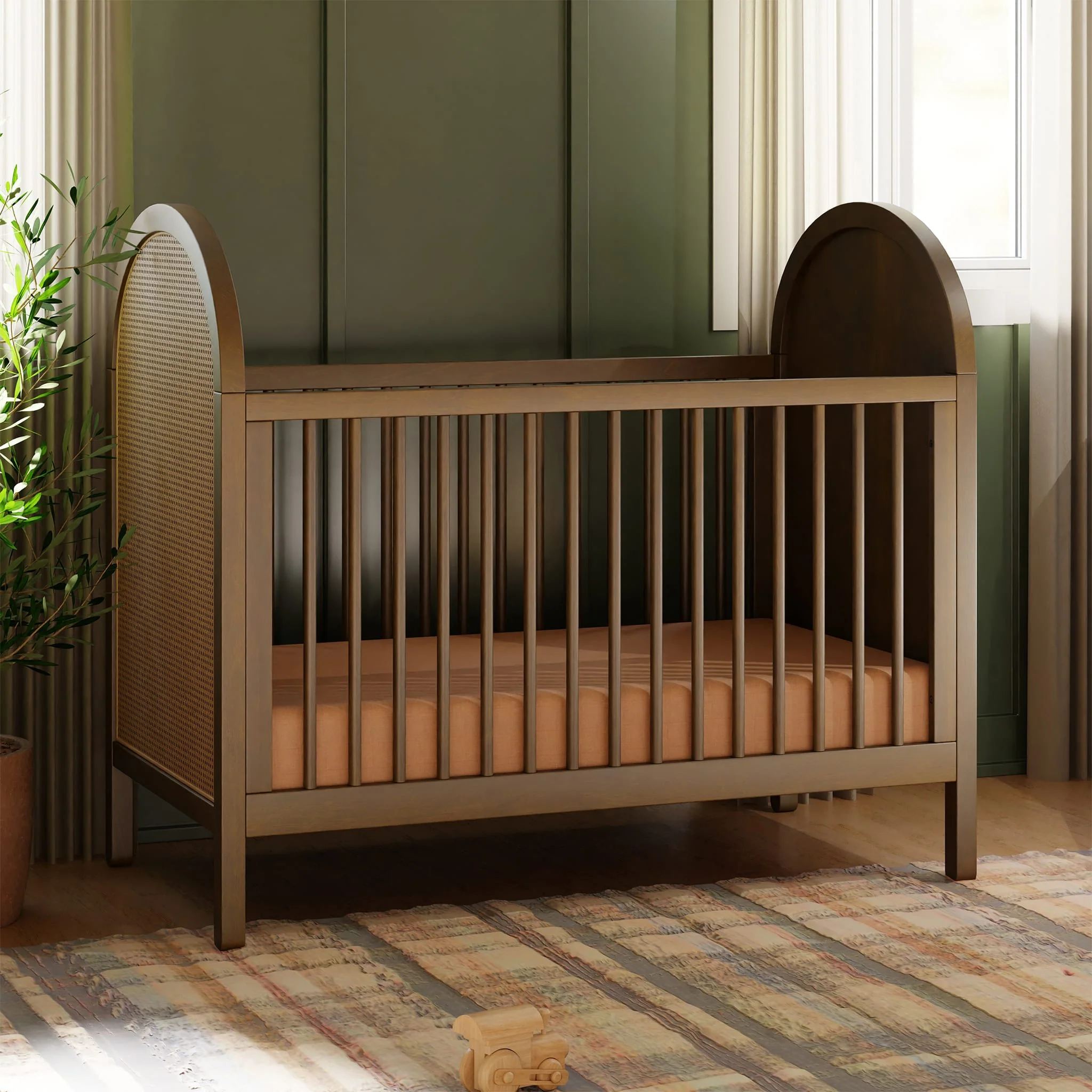 Couchette Convertible 3-en-1 Bondi avec Kit de Conversion Lit pour Tout-petit - Miel Rotin - Image 2