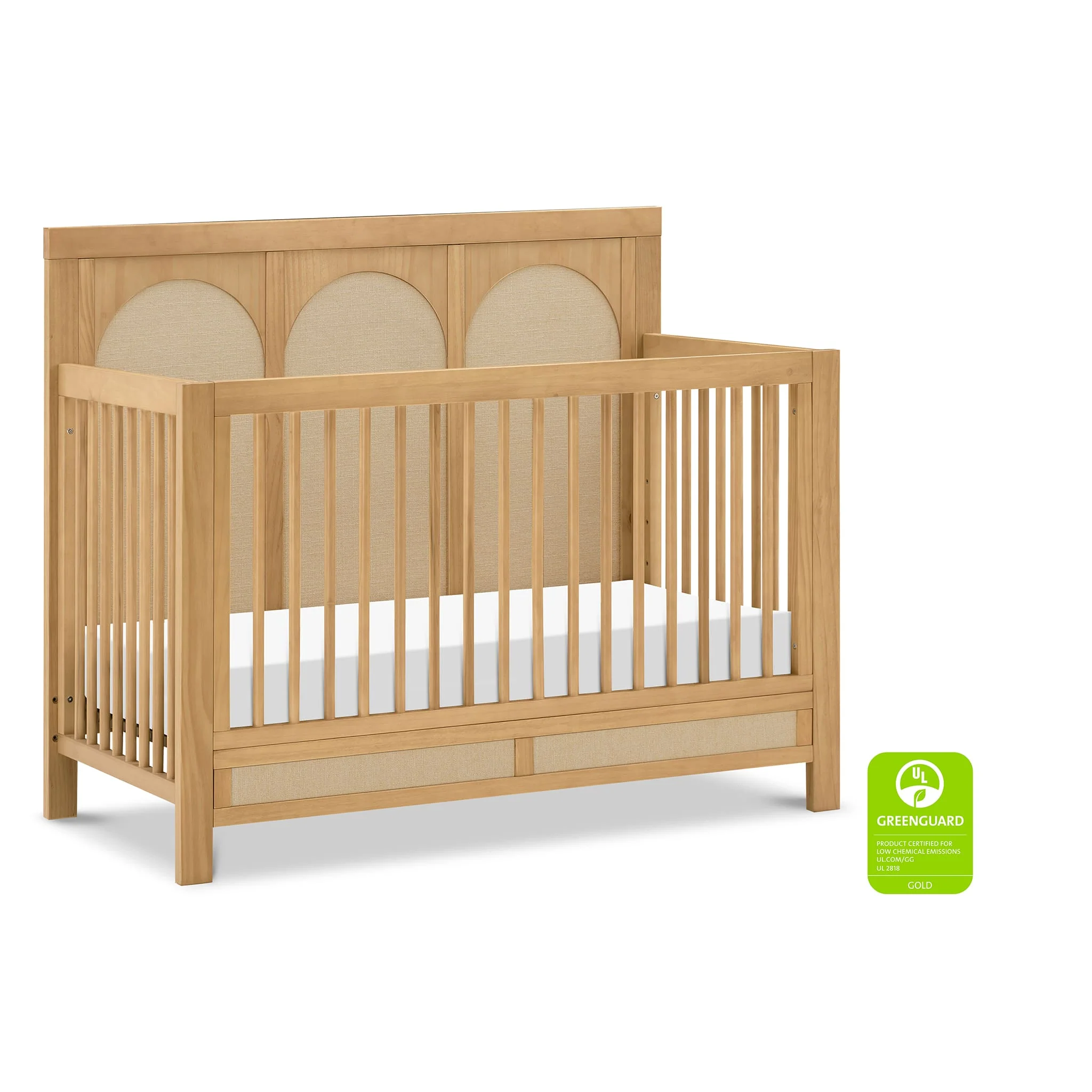 Couchette Convertible 4-en-1 Eloise - Miel et Tissu Eco-Weave - Image 4