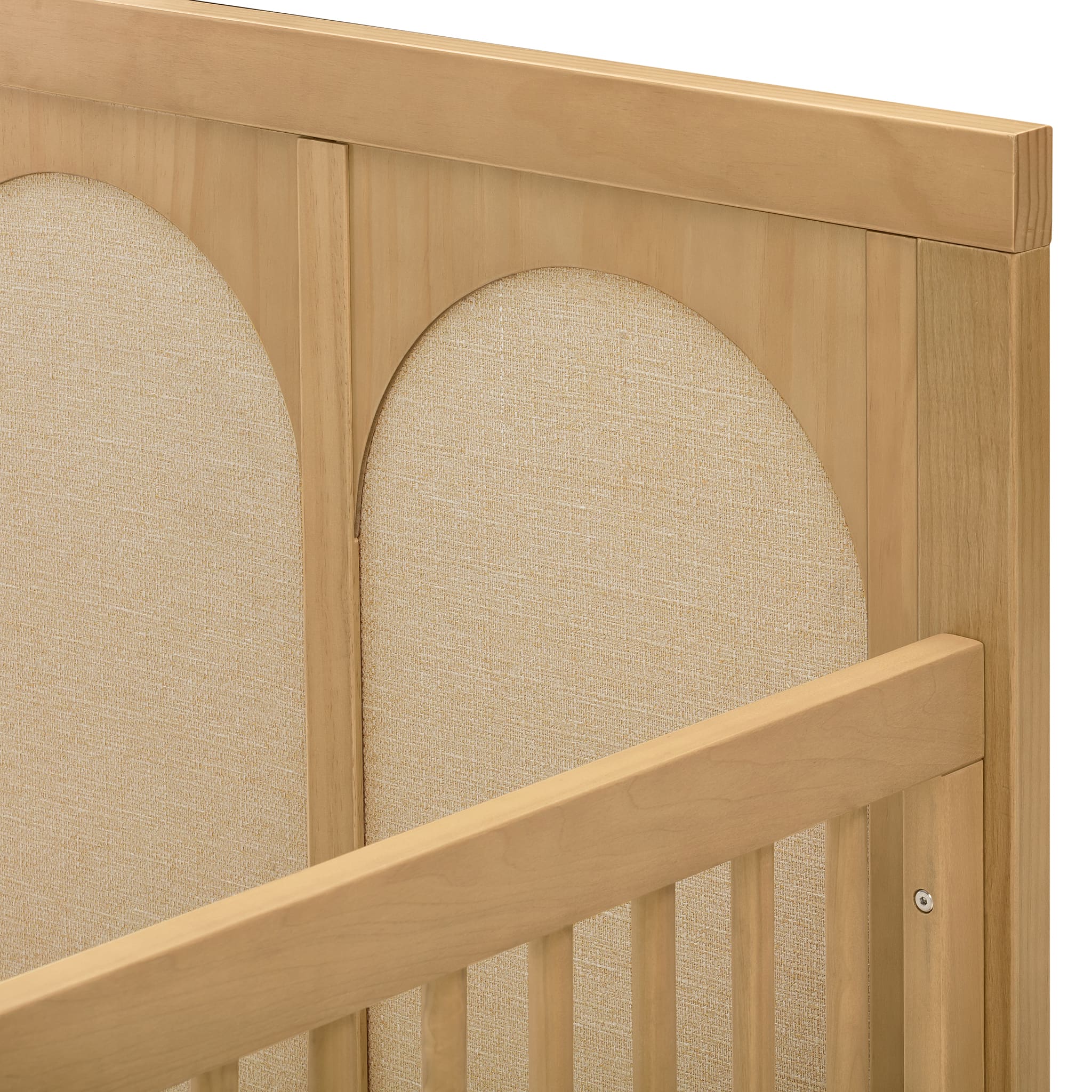 Couchette Convertible 4-en-1 Eloise - Miel et Tissu Eco-Weave - Image 8