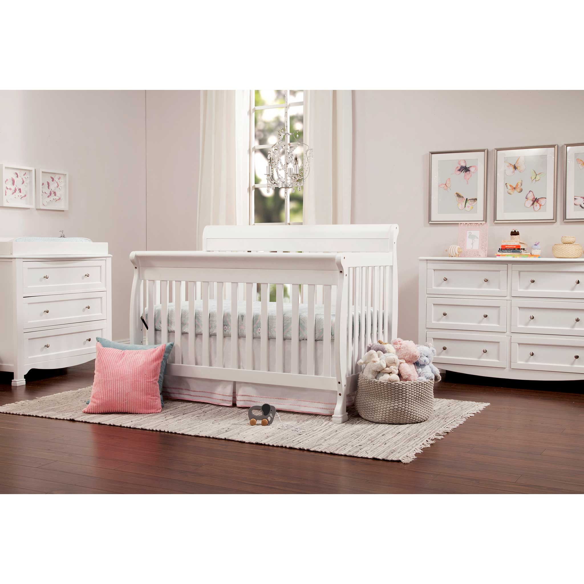 Couchette Convertible 4-en-1 Kalani - Blanc - Image 9