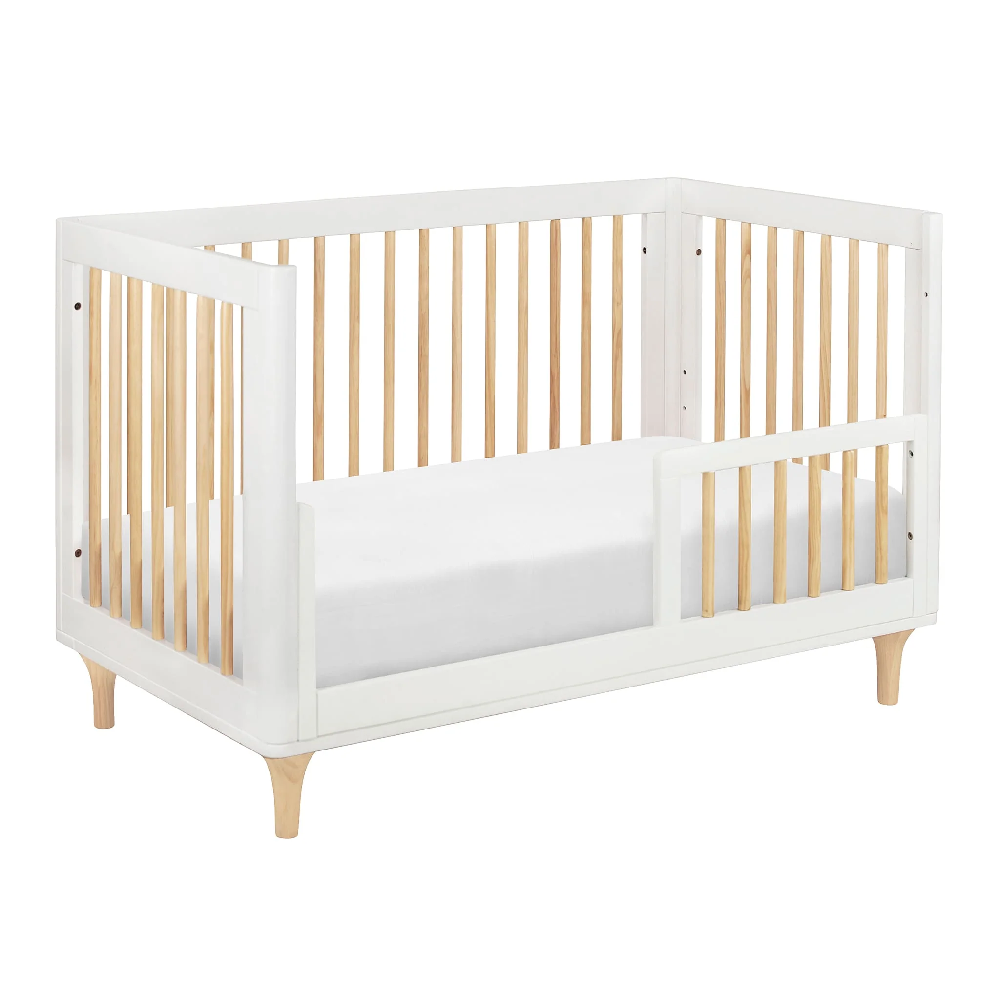 Couchette Convertible 3 en 1 Lolly - Blanc / Naturel - Image 3