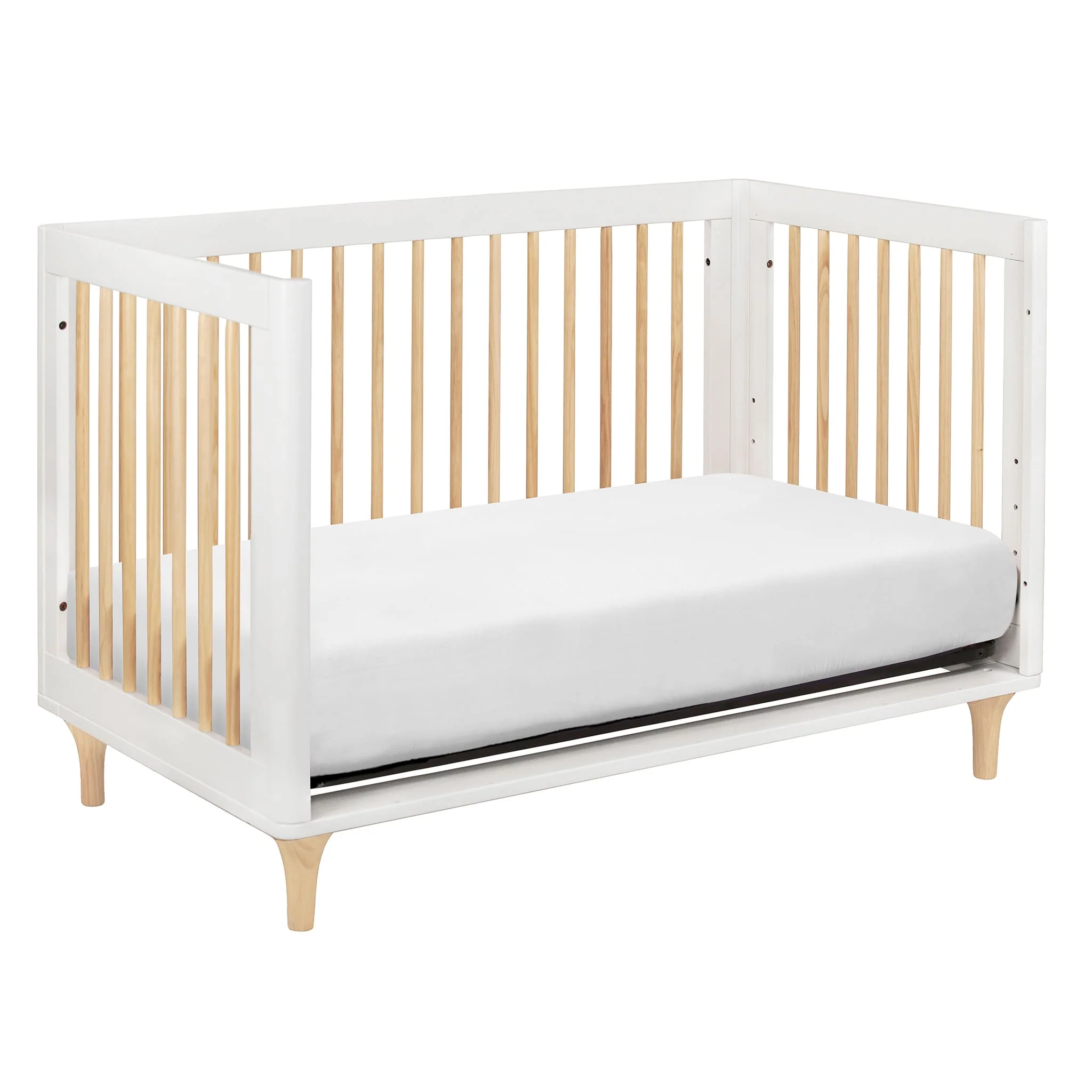 Couchette Convertible 3 en 1 Lolly - Blanc / Naturel - Image 4