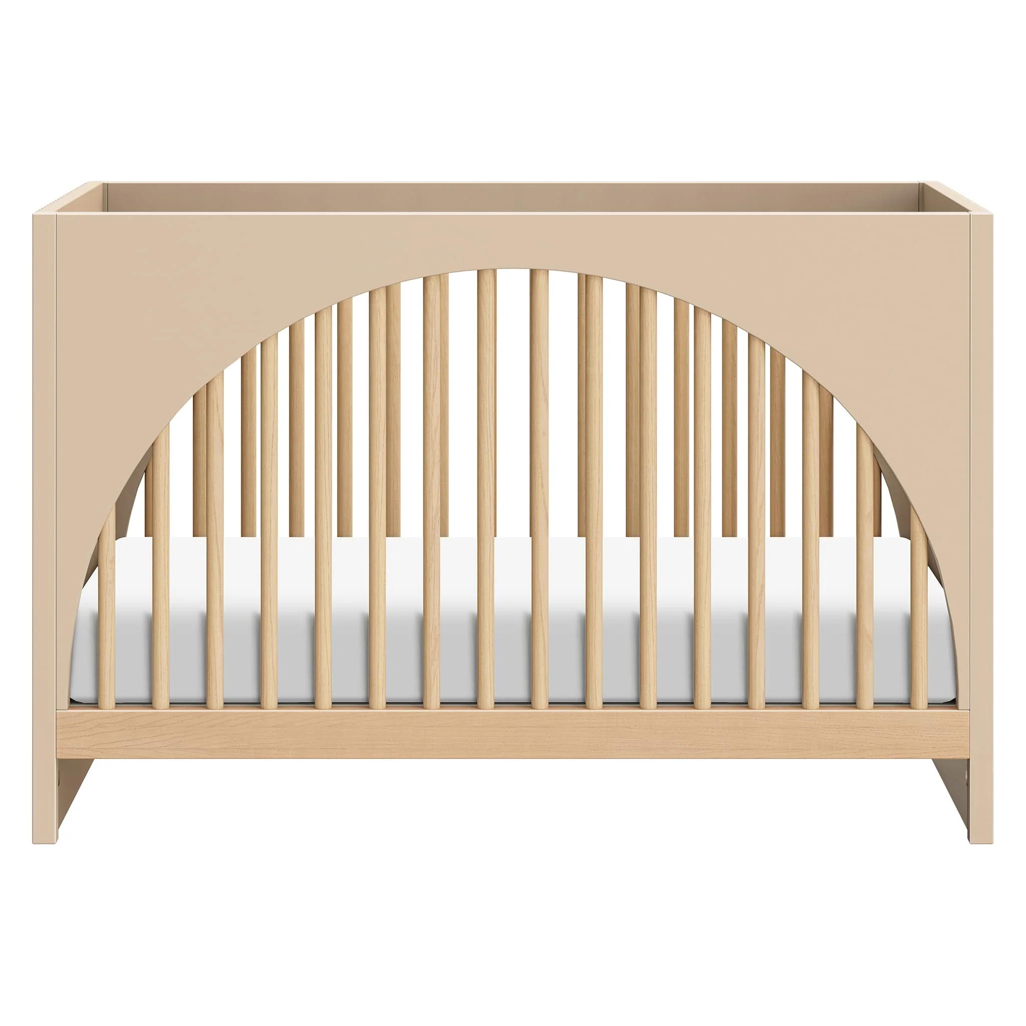 Couchette Convertible 3-en-1 Moab - Taupe/Cendre
