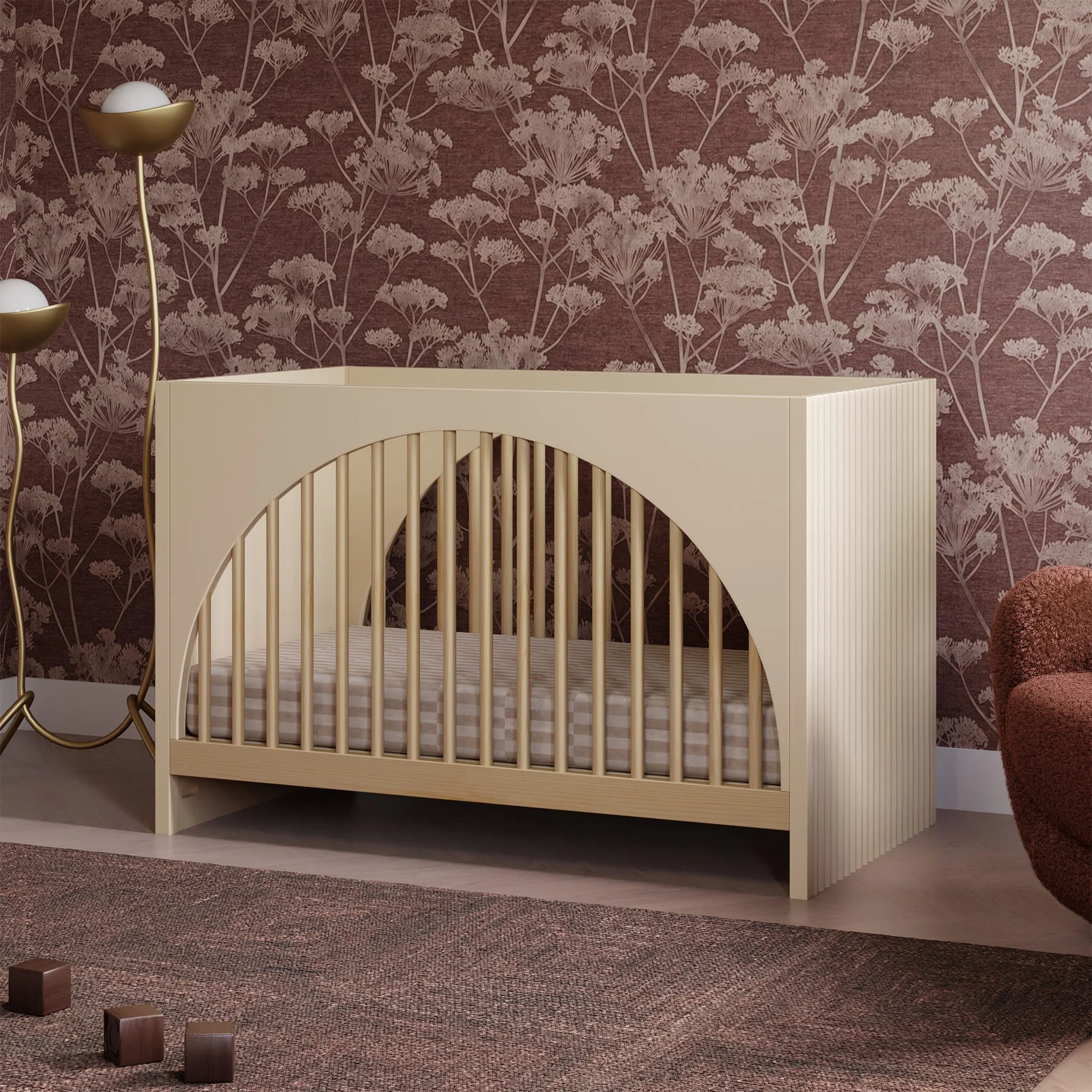 Couchette Convertible 3-en-1 Moab - Taupe/Cendre - Image 8
