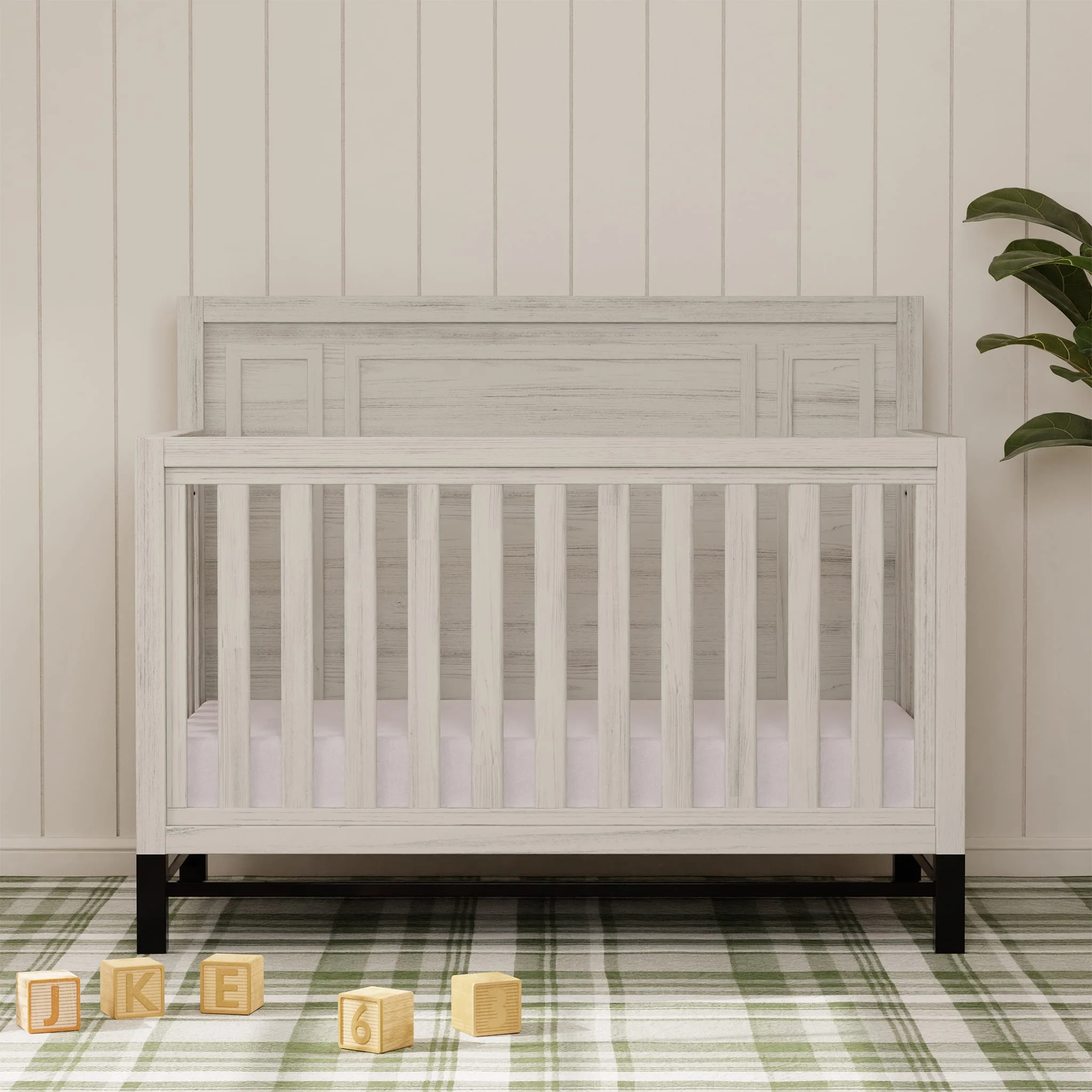 Couchette Convertible 4-en-1 Newbern - Bois Blanc - Image 10