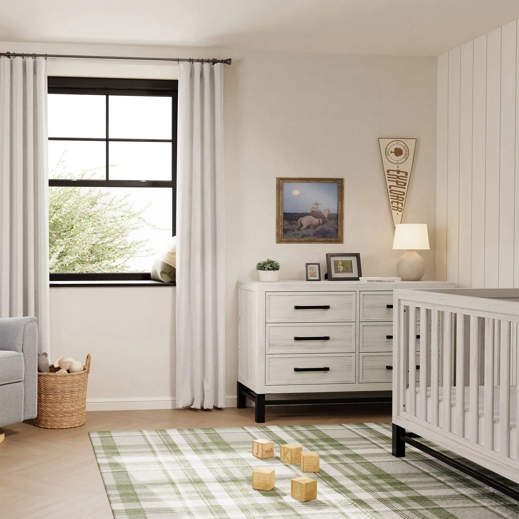 Couchette Convertible 4-en-1 Newbern - Bois Blanc - Image 12