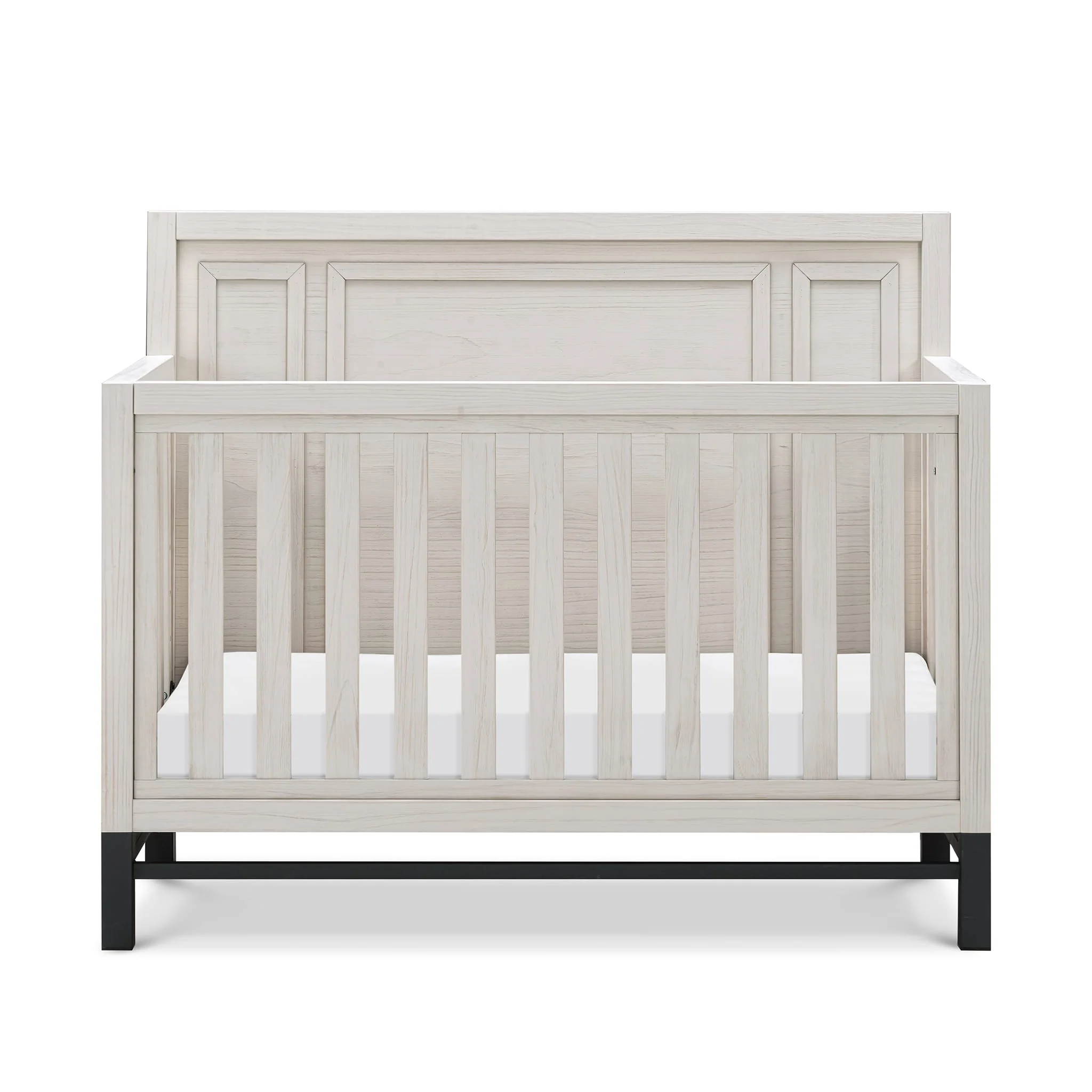 Couchette Convertible 4-en-1 Newbern - Bois Blanc - Image 4
